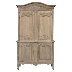 19th Century Country French Normandy Louis Philippe Period Buffet a Deux Corps