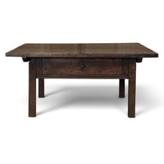 Antique 18th Century Country French Rustic Farmhouse Coffee Table