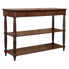 19th Century English Regency Mahogany Etagere Server ~ Console
