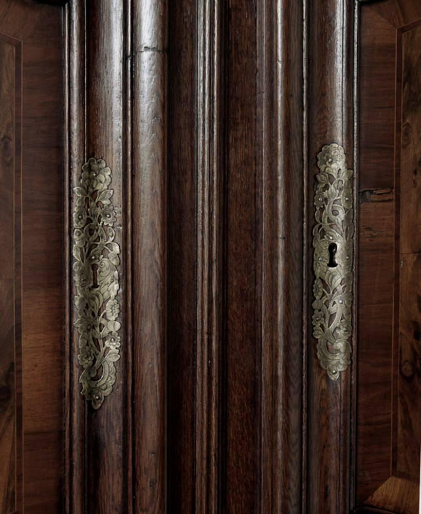 Hand-Crafted 18th Century Antique French Marquetry Armoire from Lorraine, circa 1730