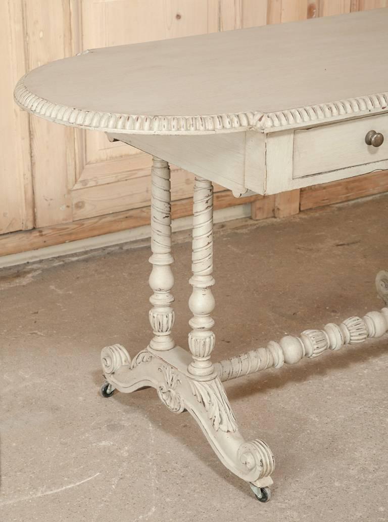 Antique French Baroque Painted Writing Table/Desk 1