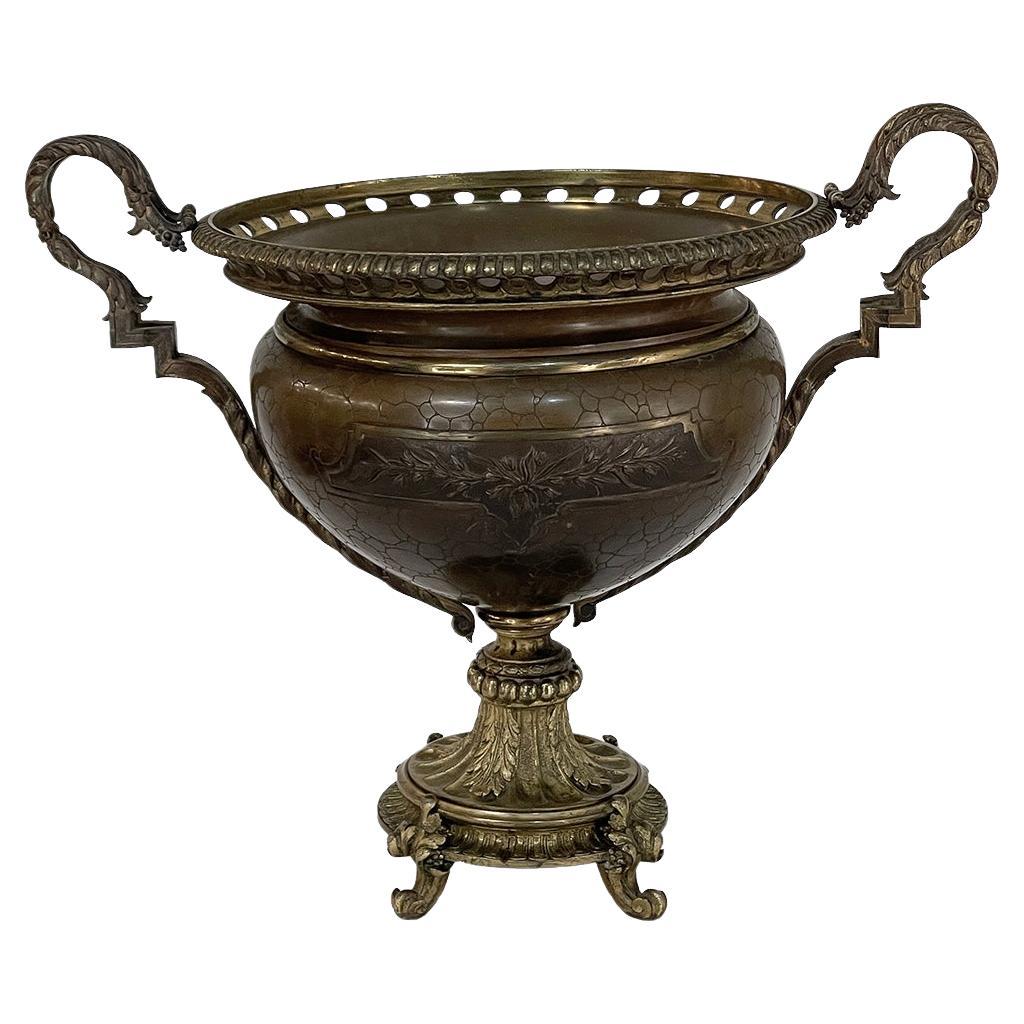 Bronze-Jardinière aus dem 19. Jahrhundert