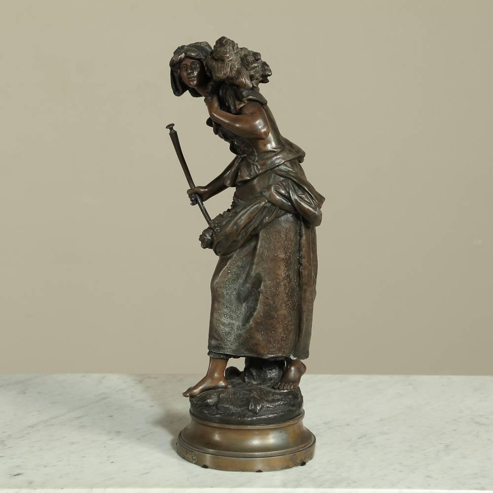Late 19th Century Statue by A. Moreau