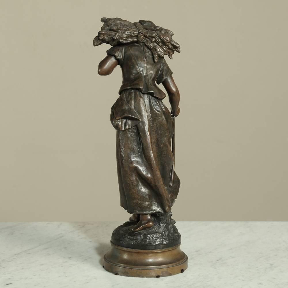 Bronzed Statue by A. Moreau