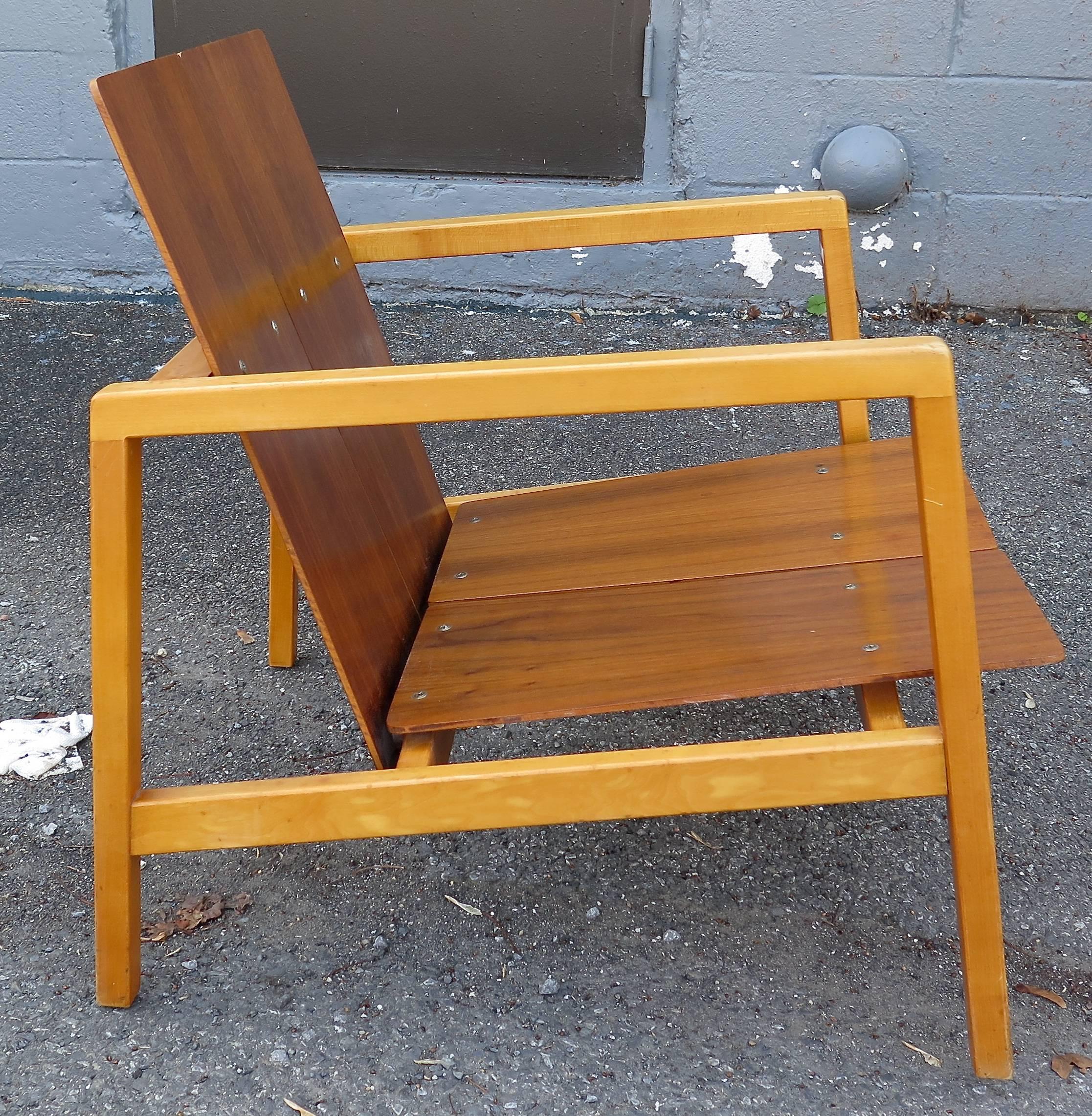 Mid-Century Modern 1950 Lewis Butler for Knoll Lounge Chair For Sale