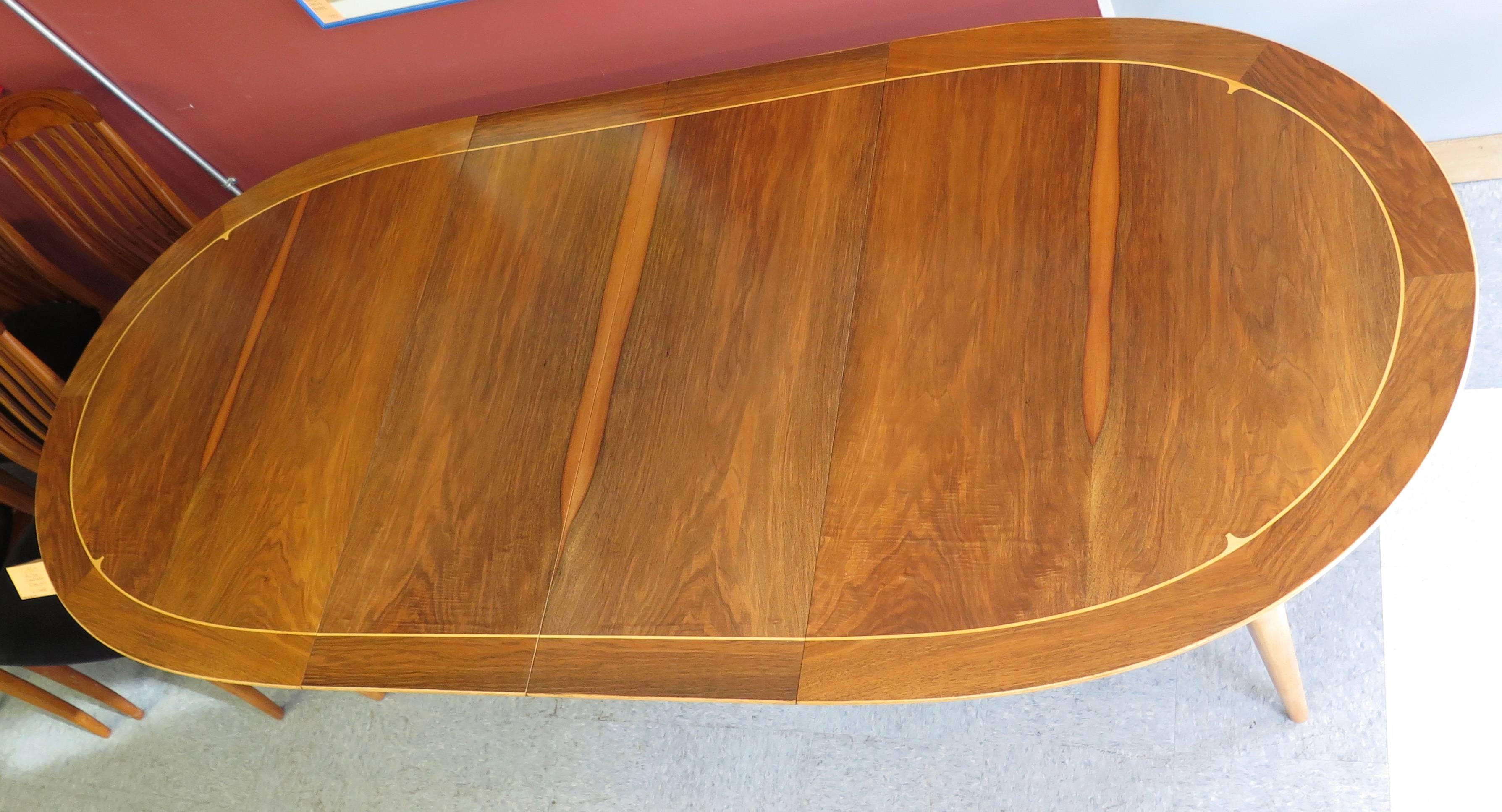 Gorgeous 1950 Edmond Spence Dining Table In Excellent Condition In Hudson, NY