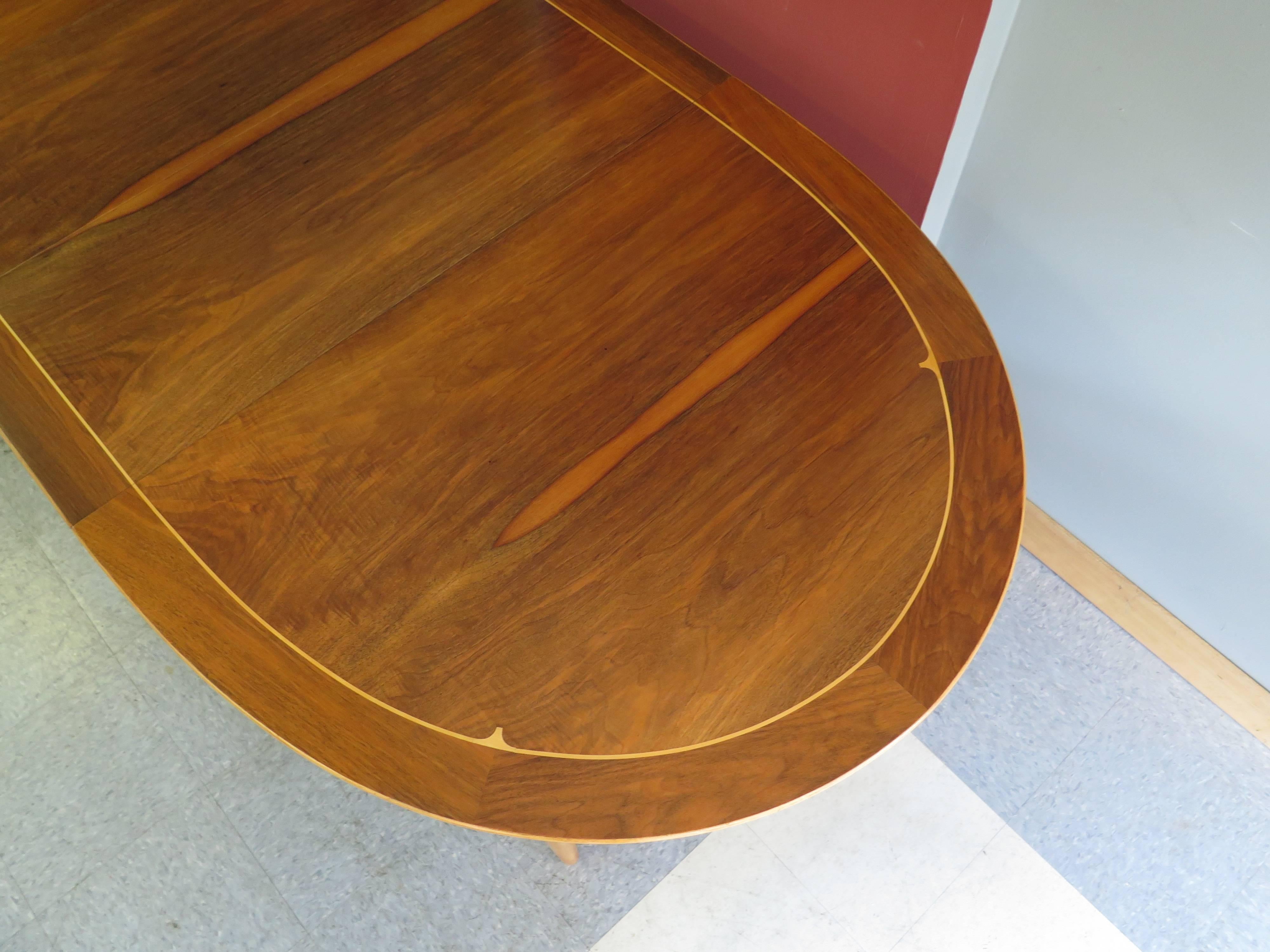 Wood Gorgeous 1950 Edmond Spence Dining Table