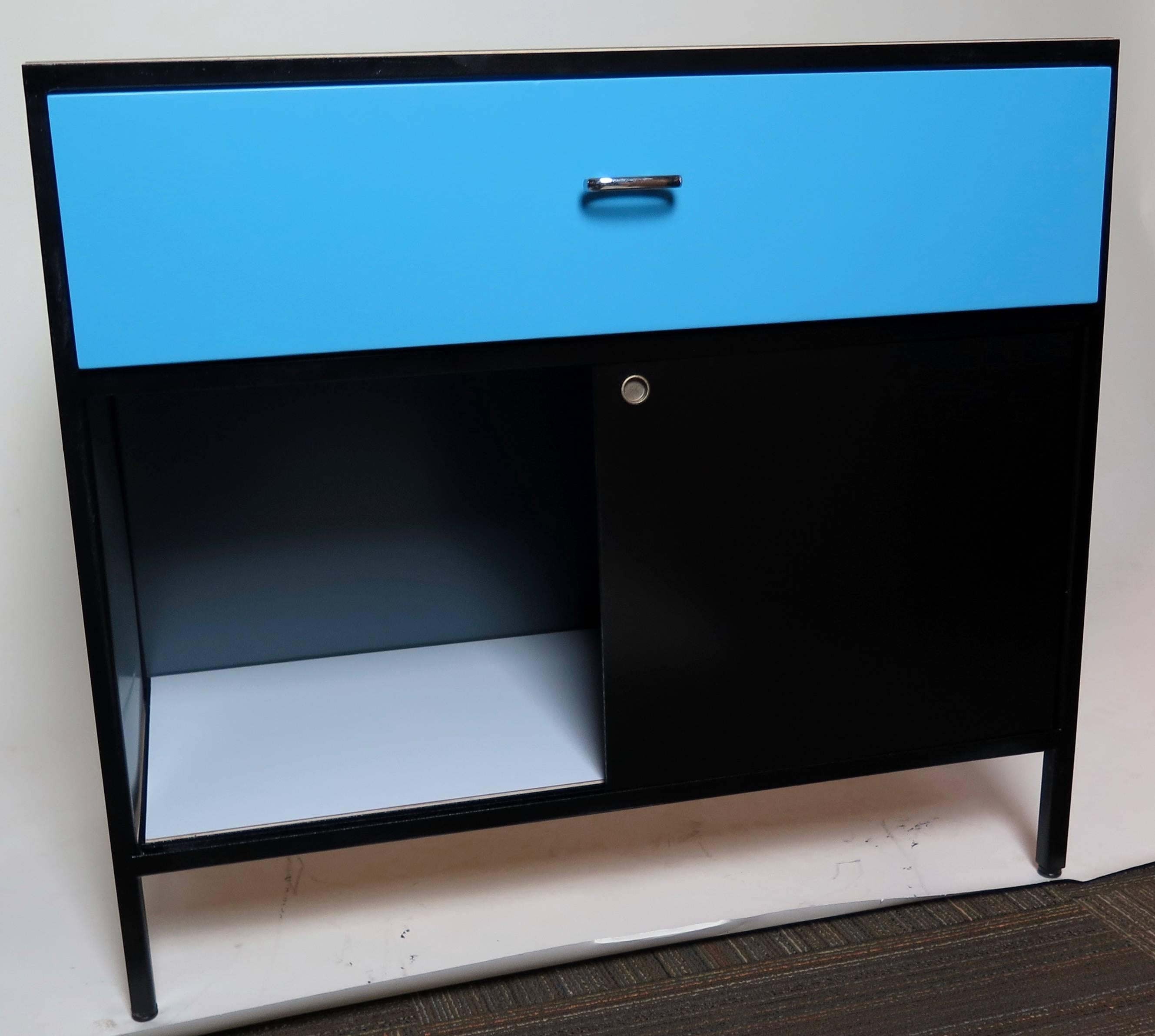 Mid-Century Modern 1950 George Nelson Steel Frame Cabinet