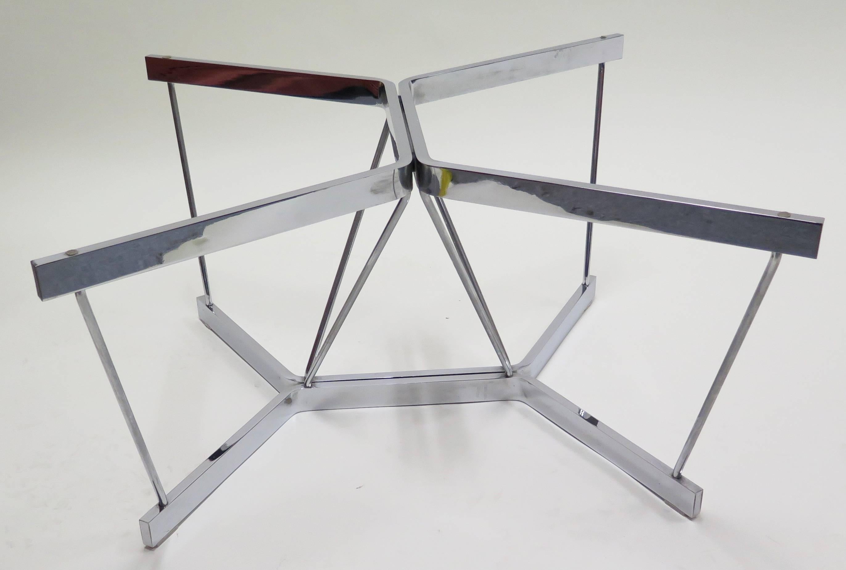 Chrome 1960s George Nelson Catenary Coffee Table