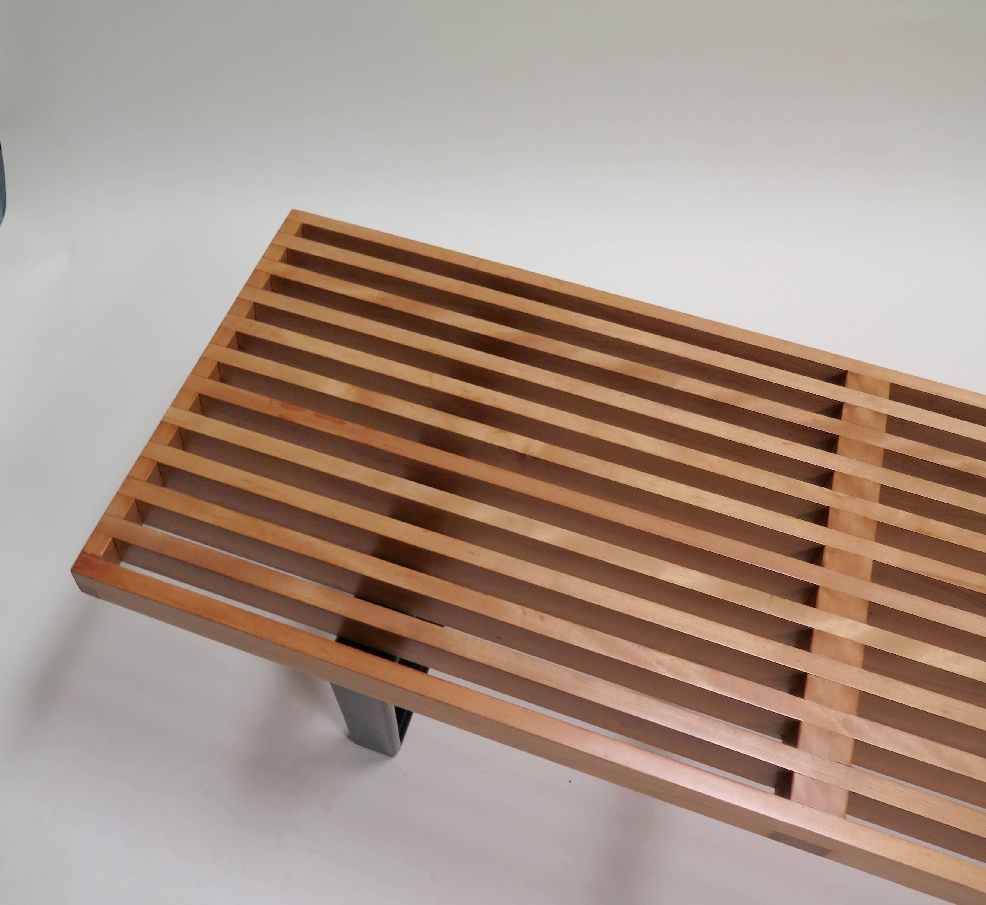 American 1950 George Nelson Slat Bench