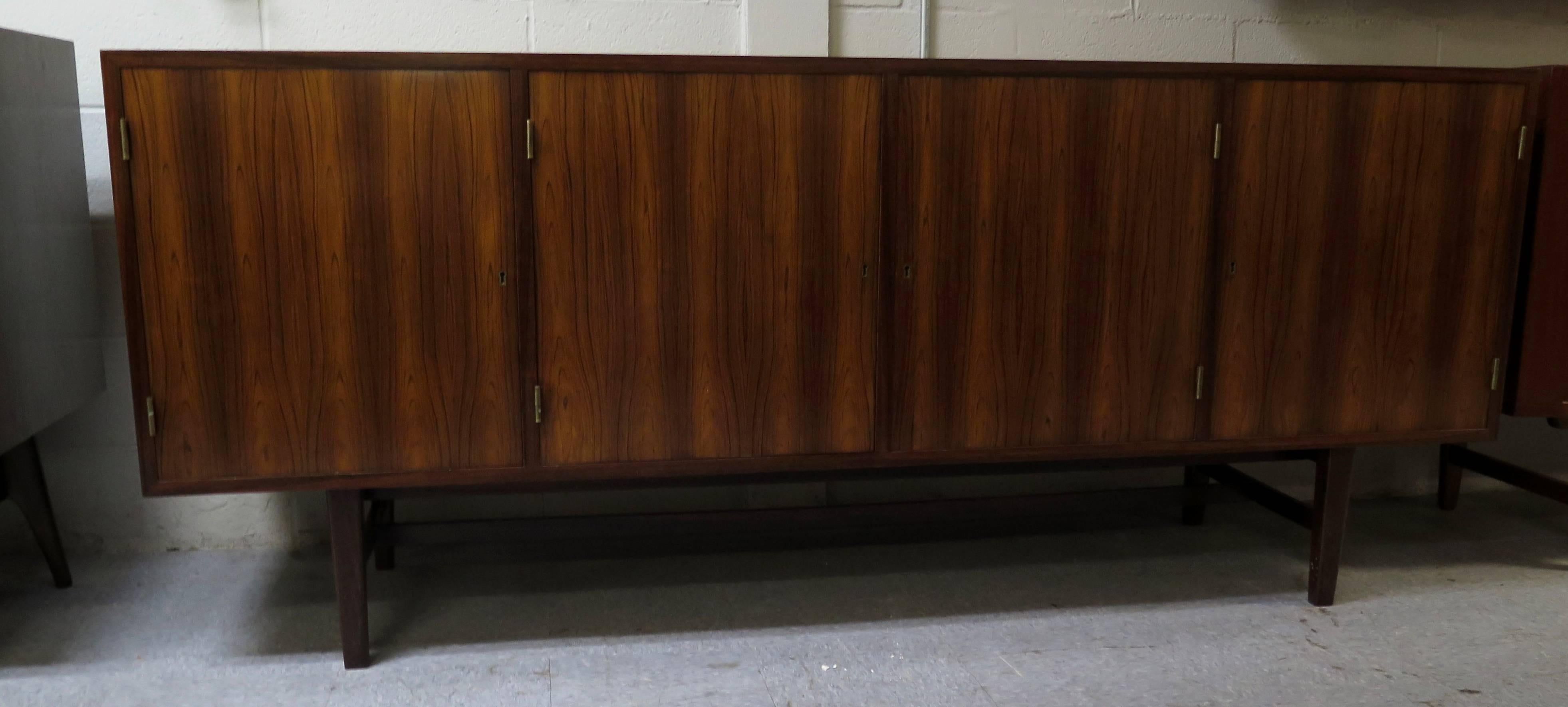 1960 Danish Rosewood Four-Door Credenza 1