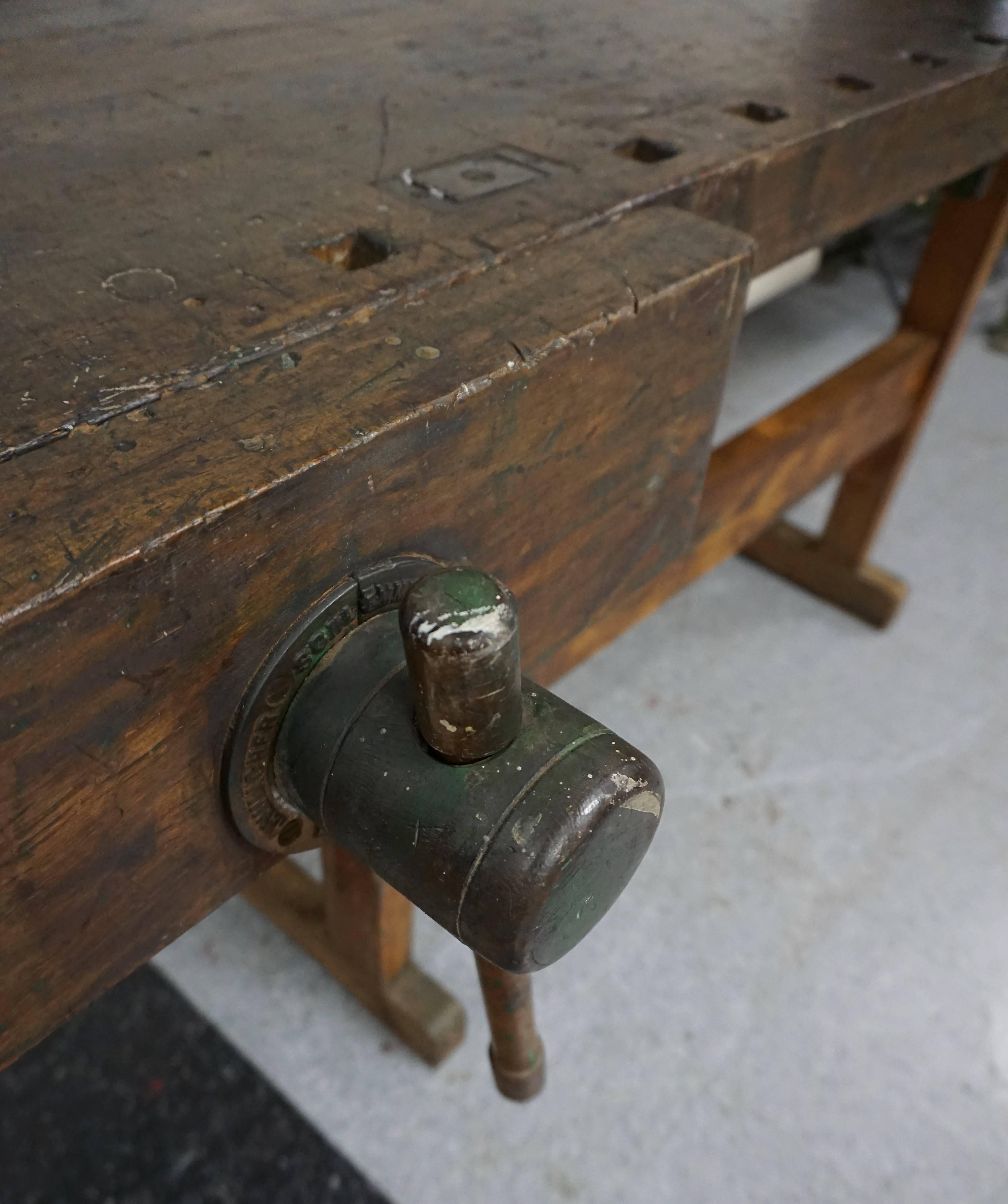 Fabulous 1912 Hammacher Schlemmer & Co. Work Table In Excellent Condition In Hudson, NY