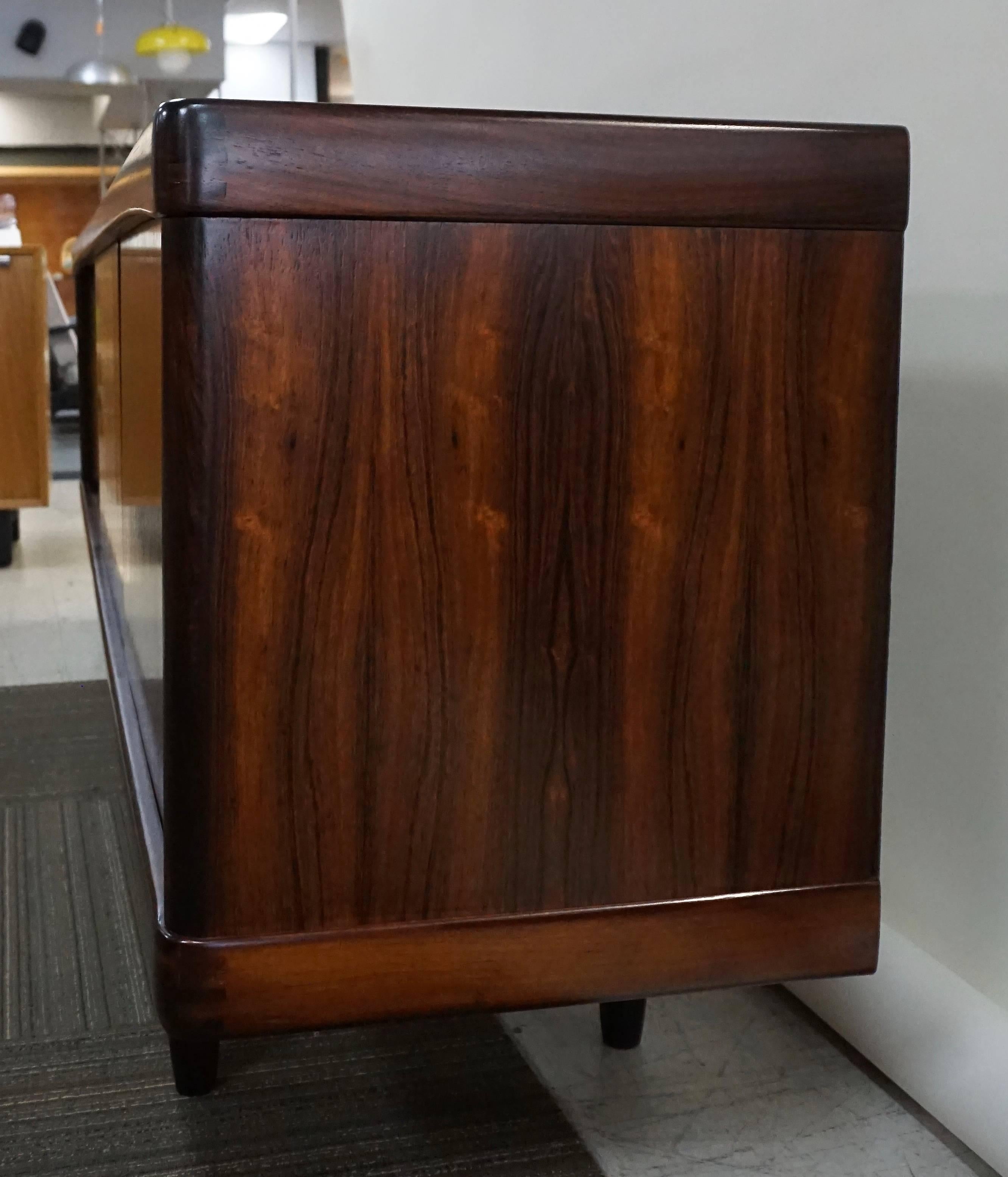 Spectacular, 1950 Rosewood Credenza by H.W. Klein for Bramin 1