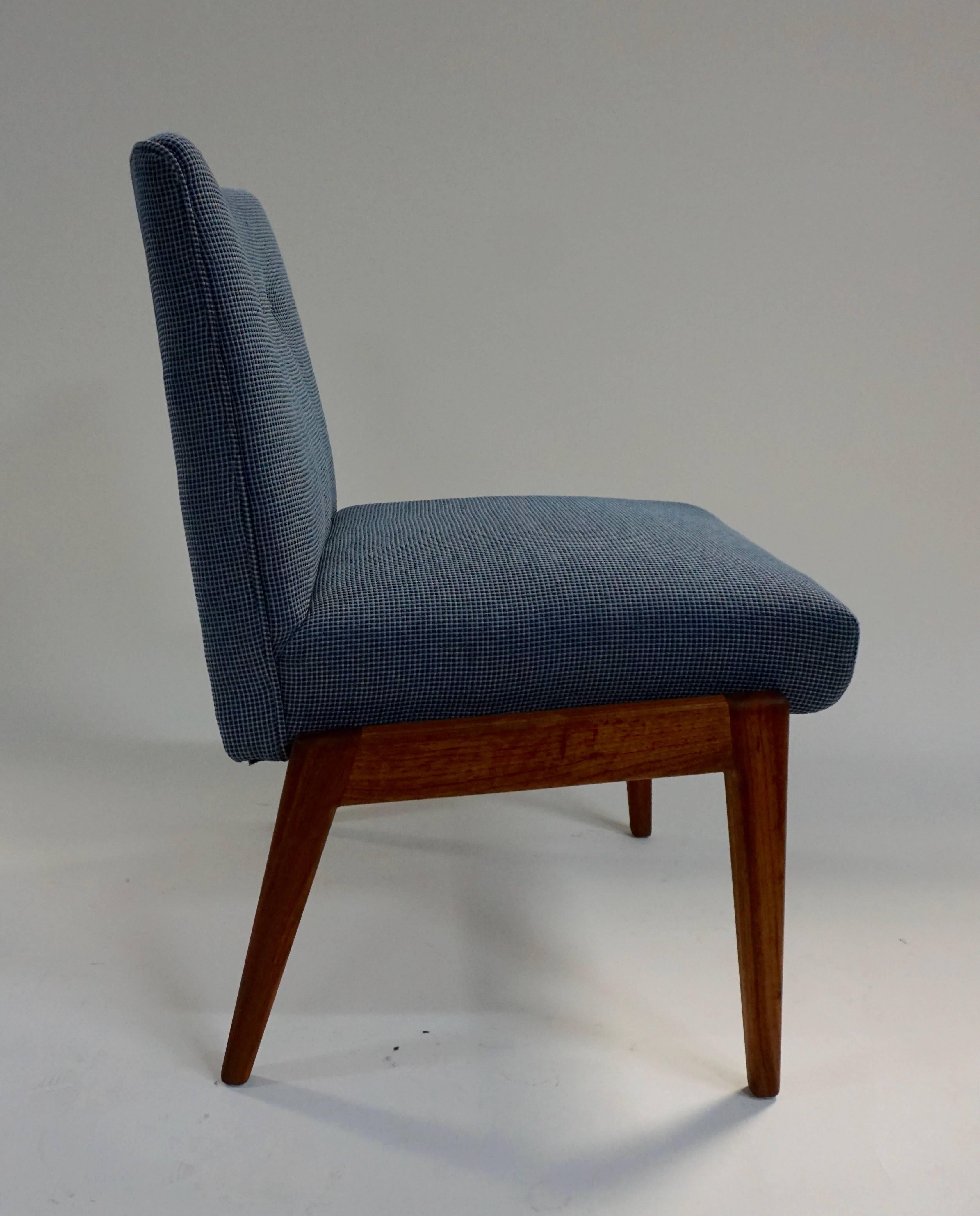 Mid-Century Modern 1960 Pair of Jens Risom Slipper Chairs