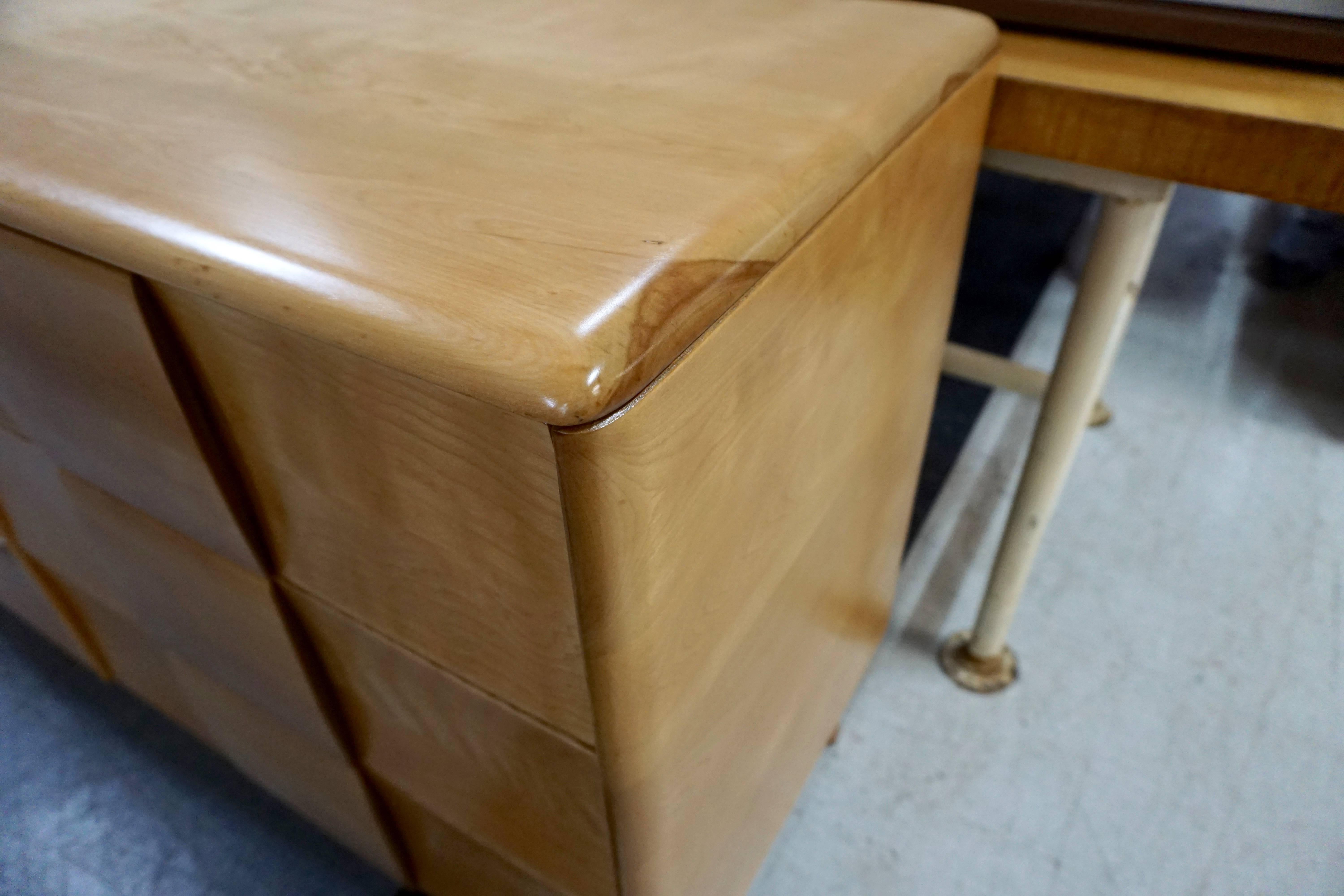 Lacquered 1950 Heywood Wakefield Kohinoor Six-Drawer Dresser