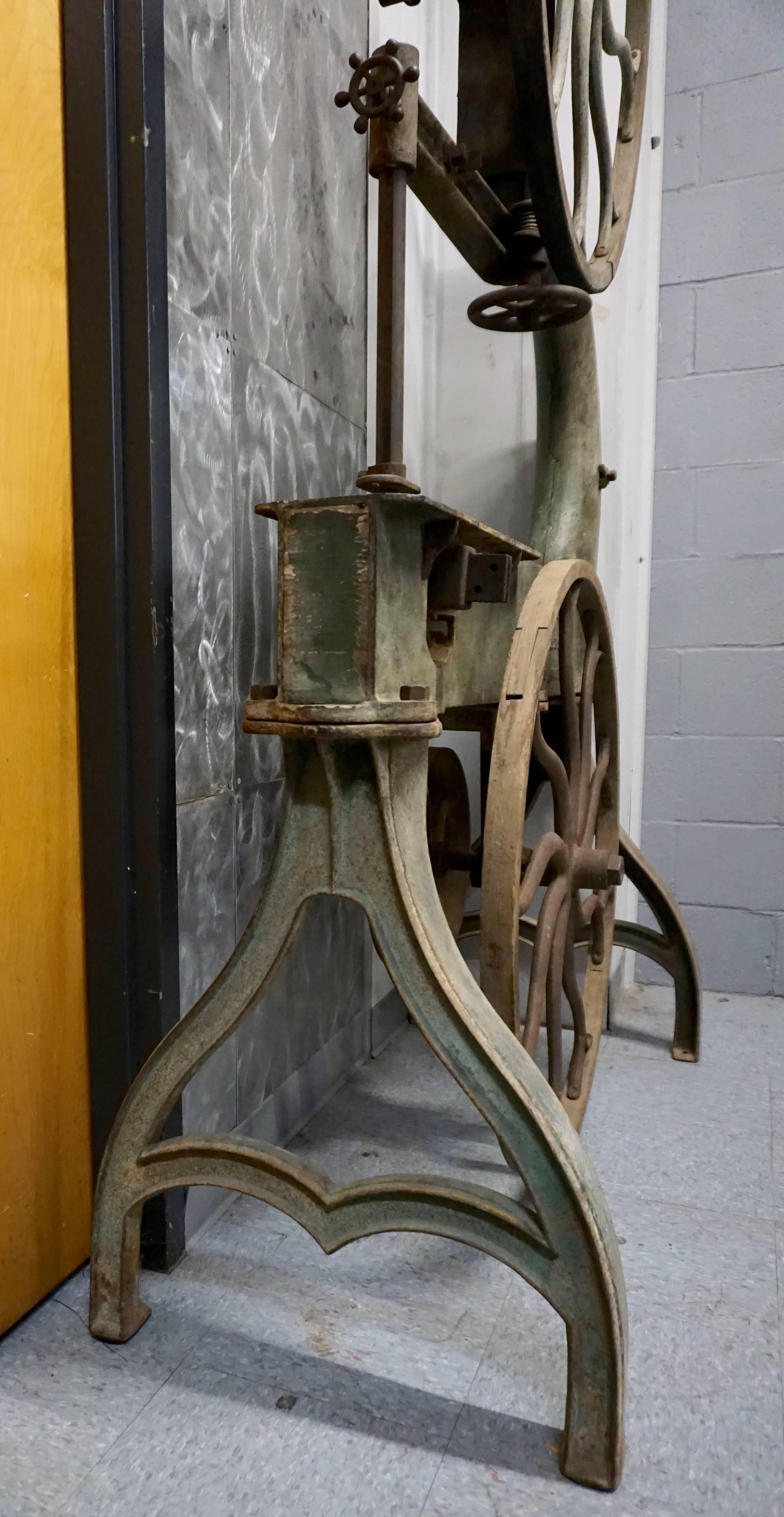 Industrial 1874 Baxter Band Saw For Sale