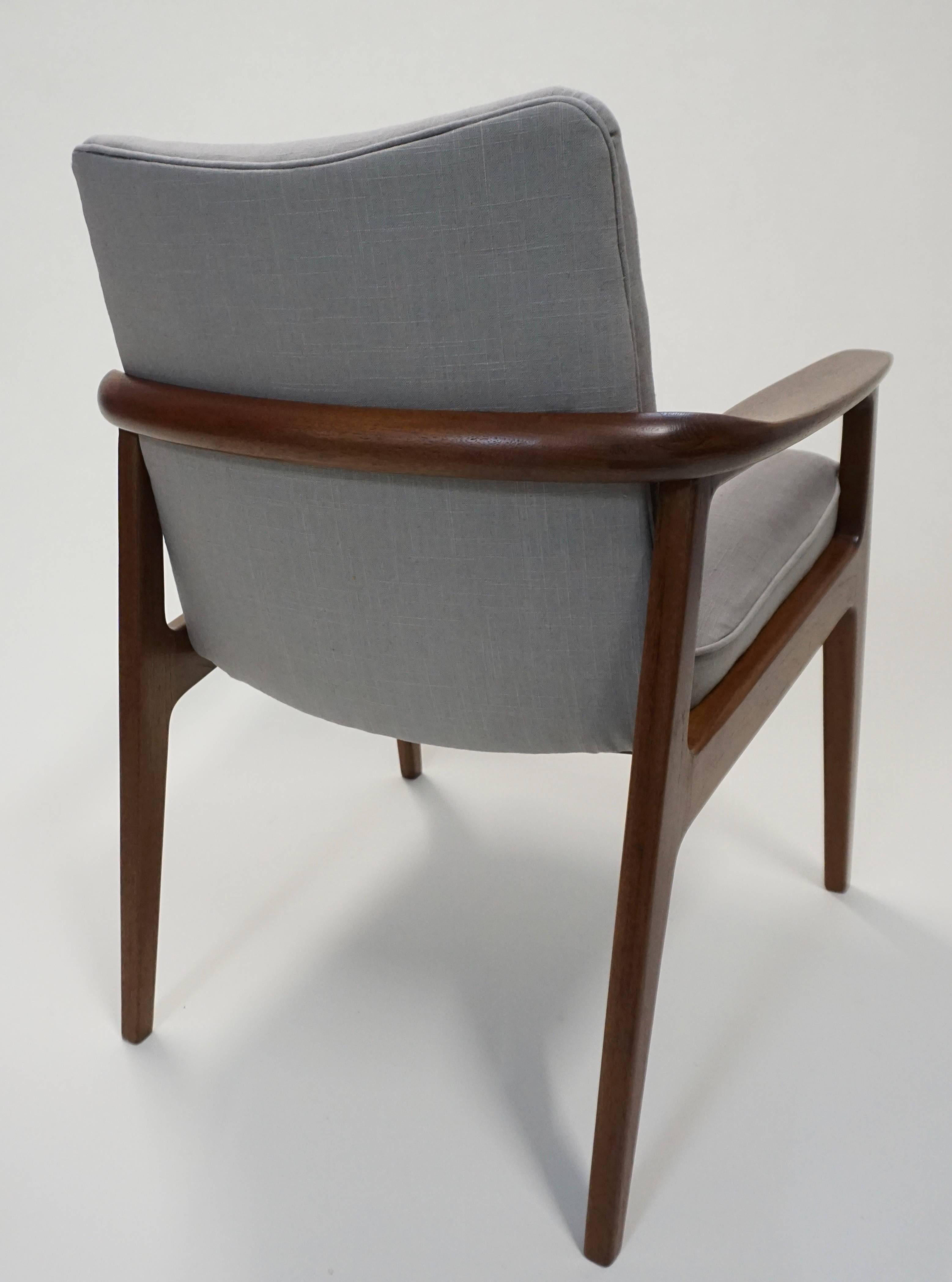 Scandinavian Modern 1950 Sigvard Bernadotte by France & Son Pair of Chairs
