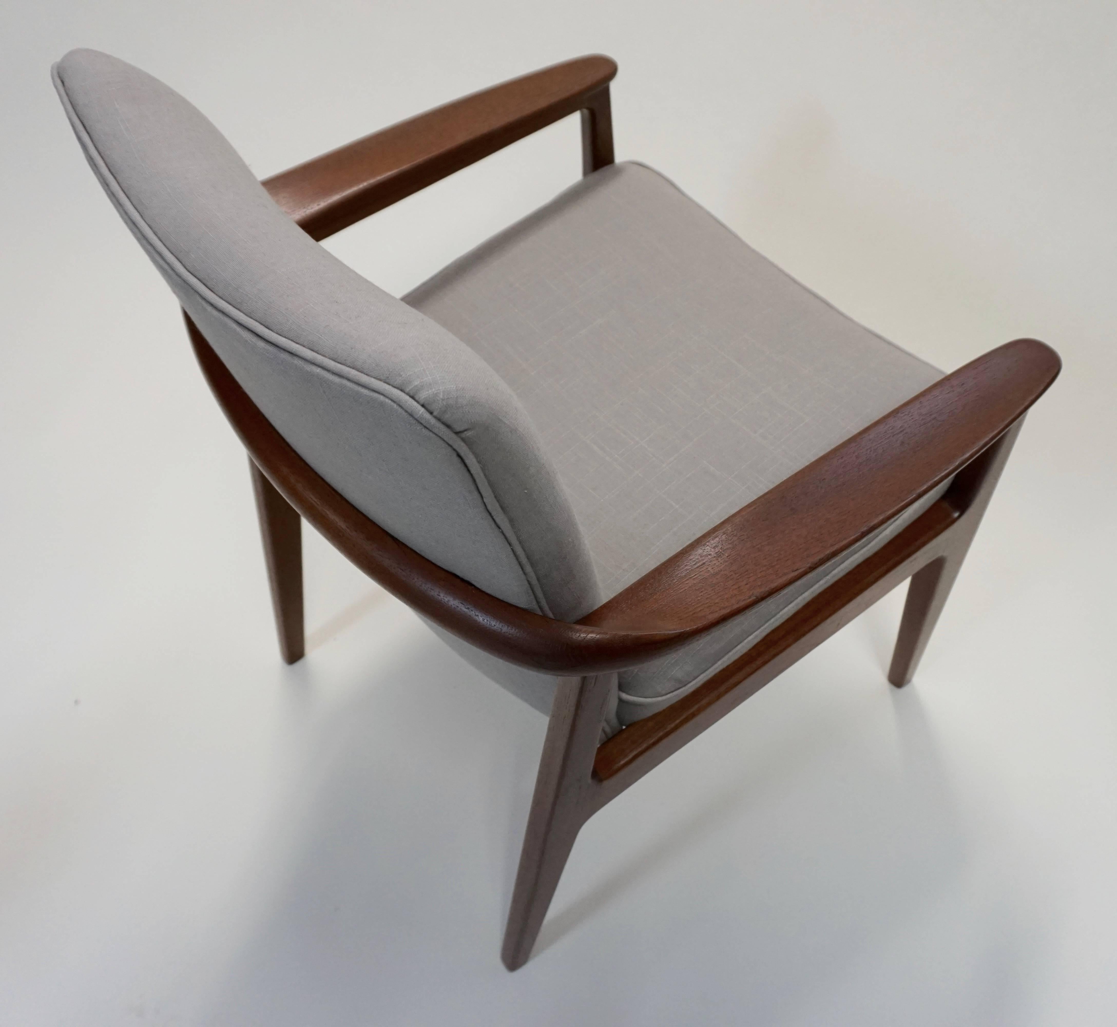 Swedish 1950 Sigvard Bernadotte by France & Son Pair of Chairs