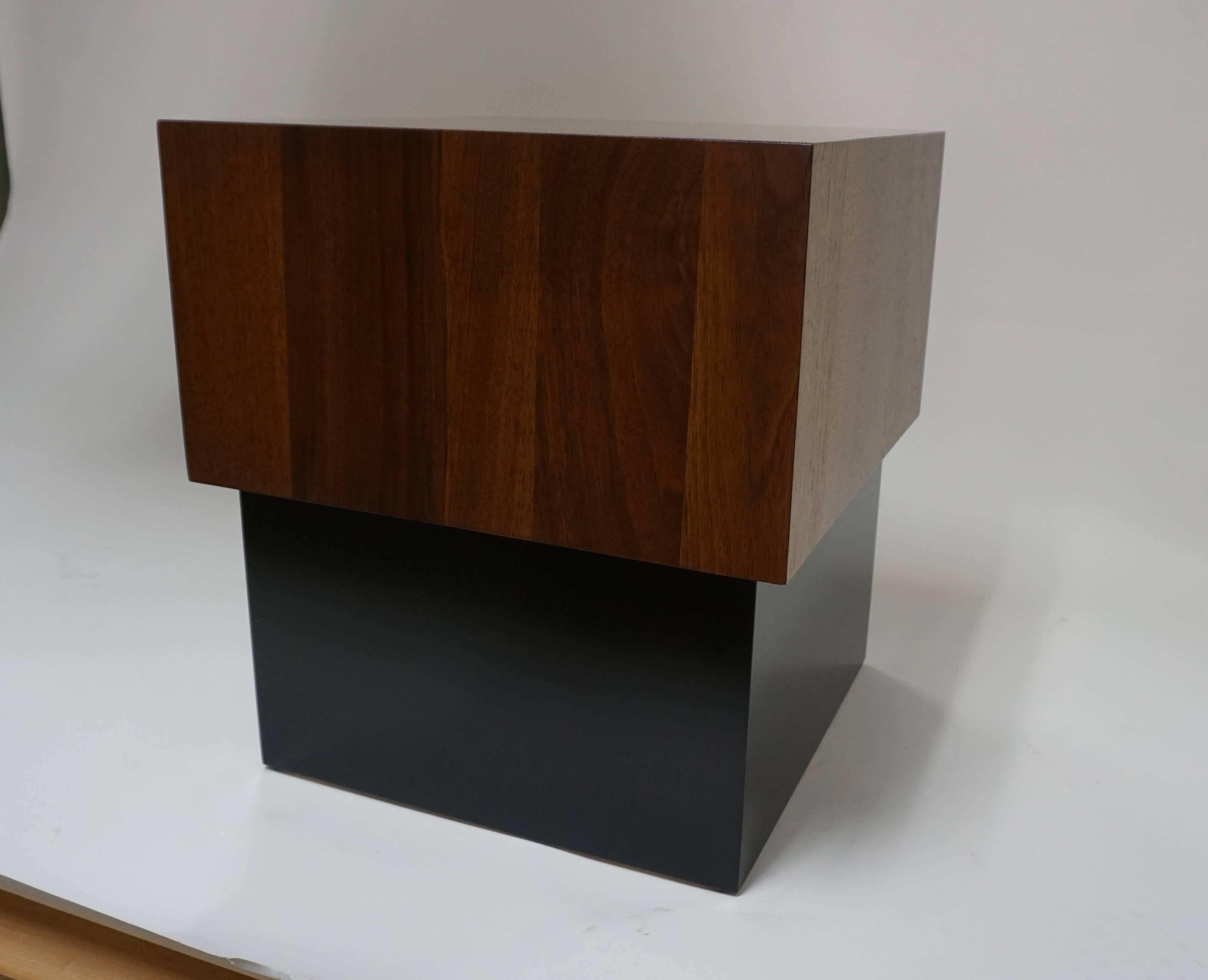 Mid-Century Modern Milo Baughman for Thayer-Coggin Pair of Cube Stands