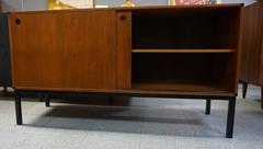 Smaller Size Danish Teak and Ebony Cabinet