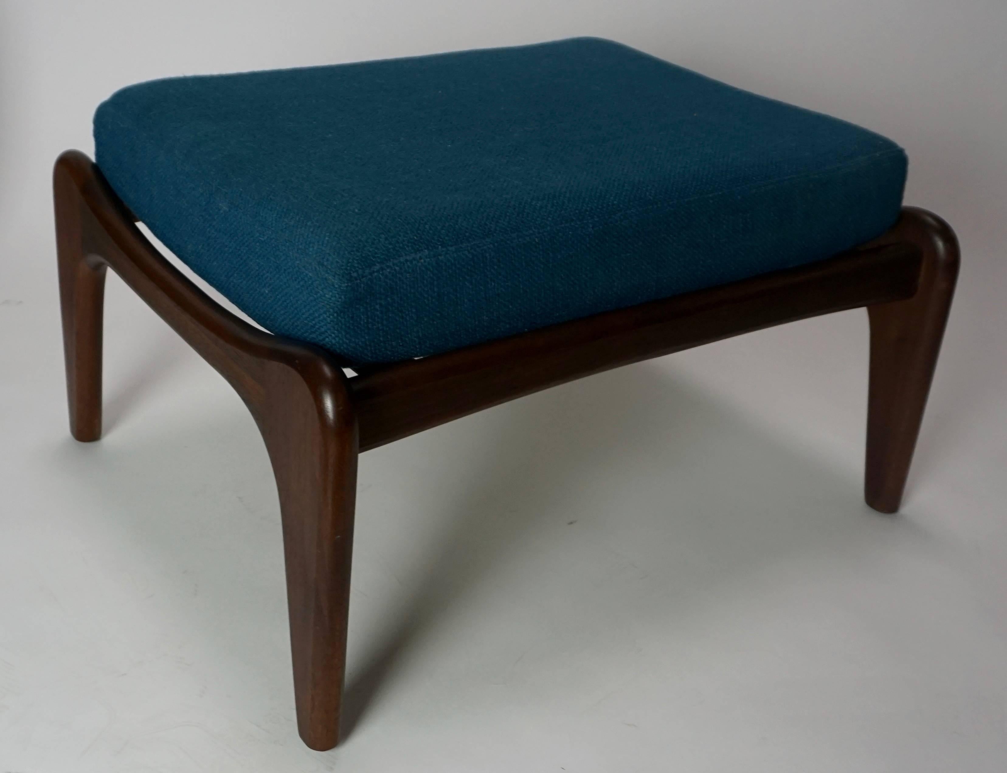 Mid-20th Century 1950 Adrian Pearsall Lounge with Ottoman