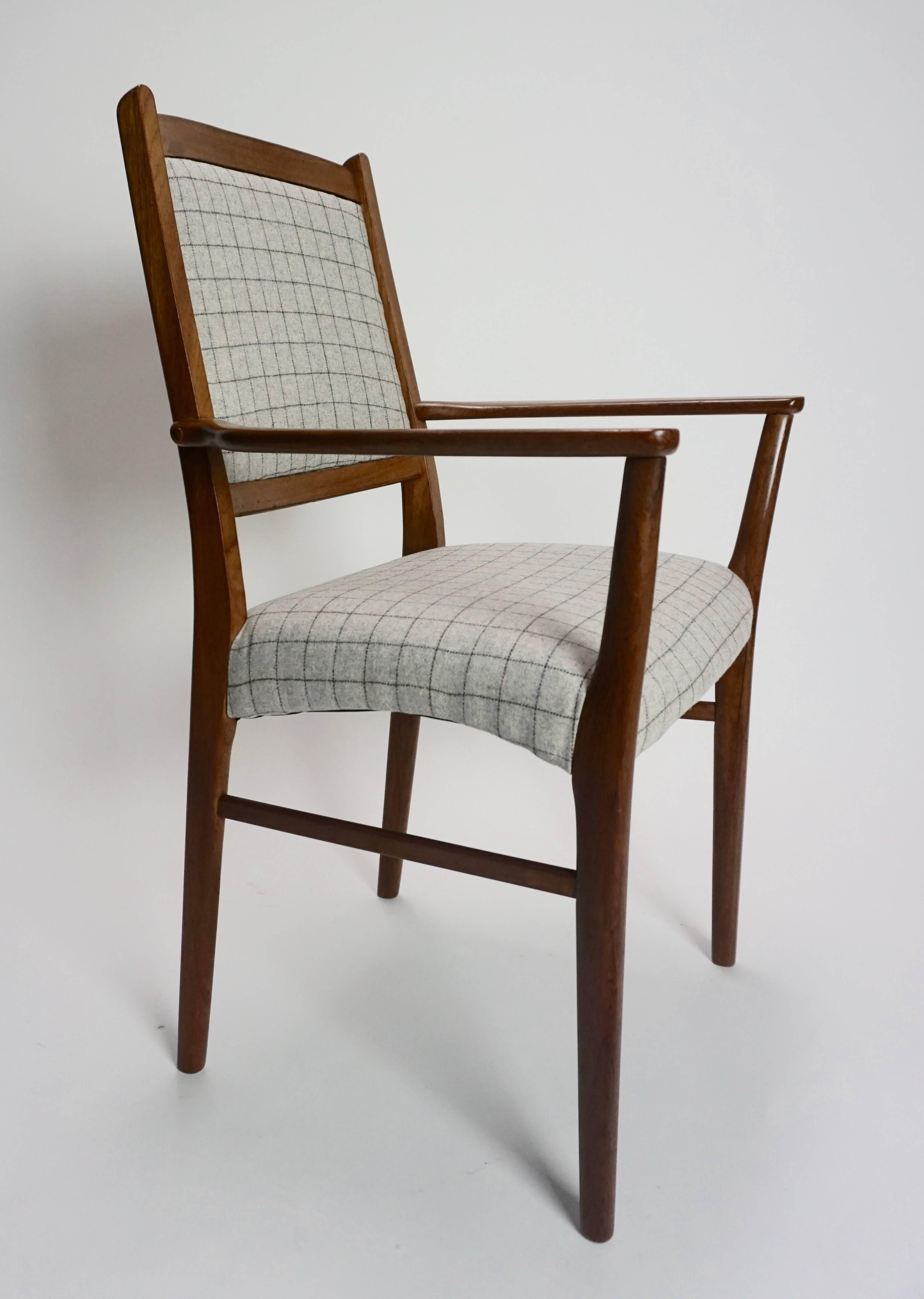 Modern 1970 Rasmus Furniture Set of Eight Dining Chairs For Sale