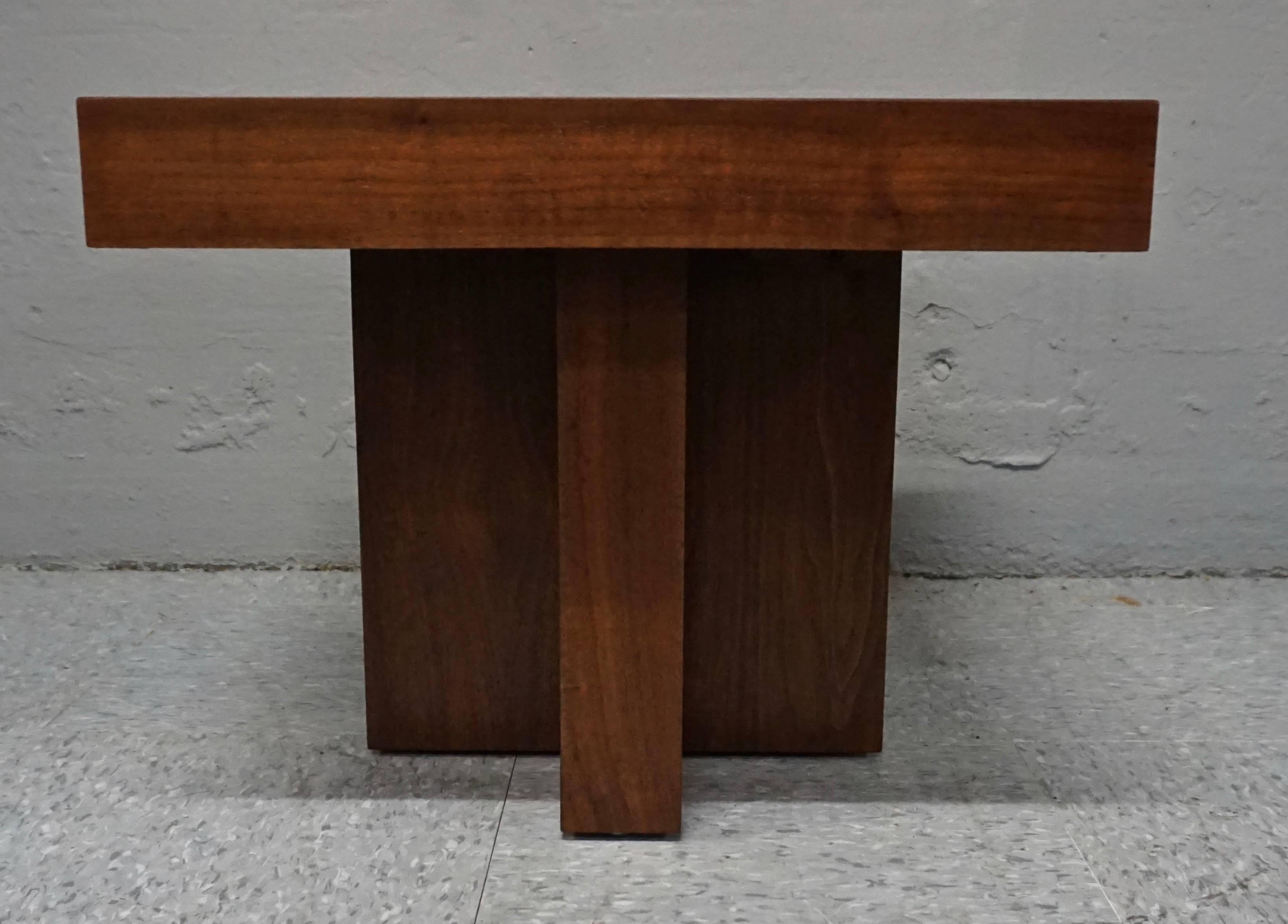Mid-Century Modern 1950s Pair of Cruciform Stands, Adrian Pearsall for Craft Associates