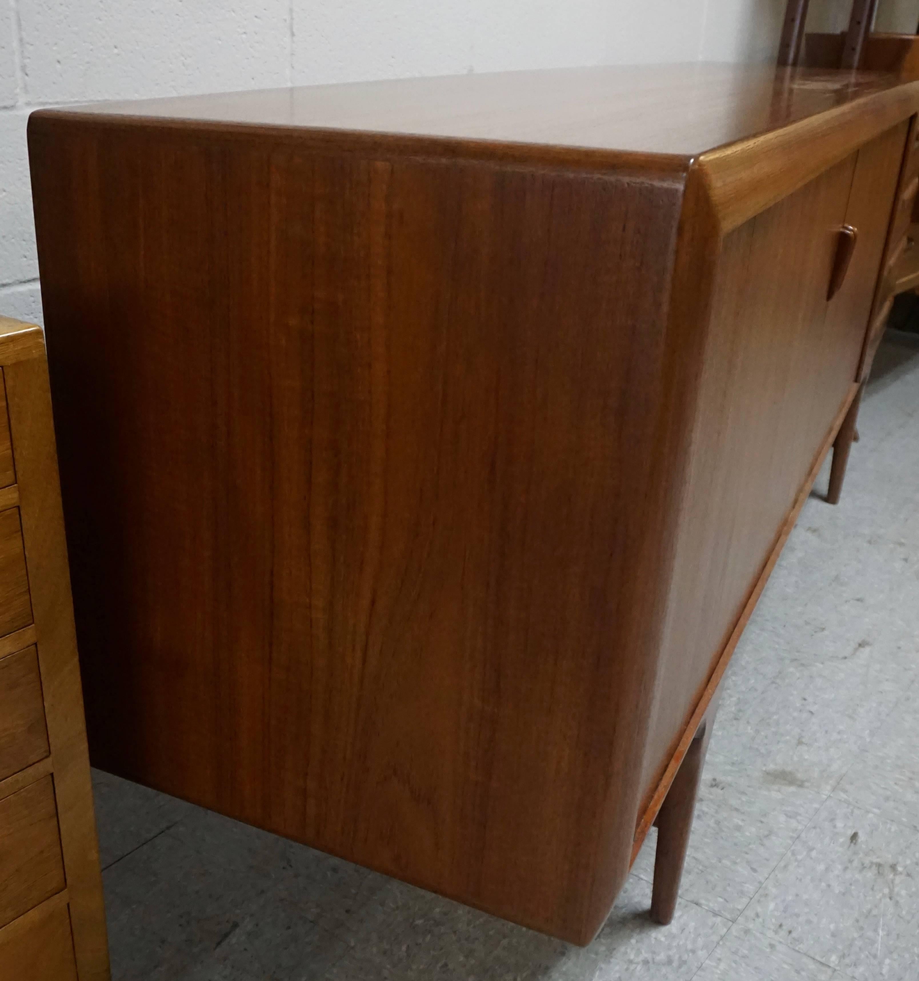 1950, Ib Koefod-Larsen Teak Credenza In Good Condition For Sale In Hudson, NY