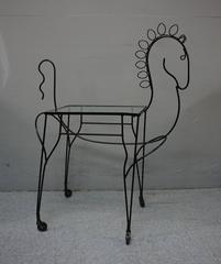 1960 Frederick Weinberg Horse Bar Cart