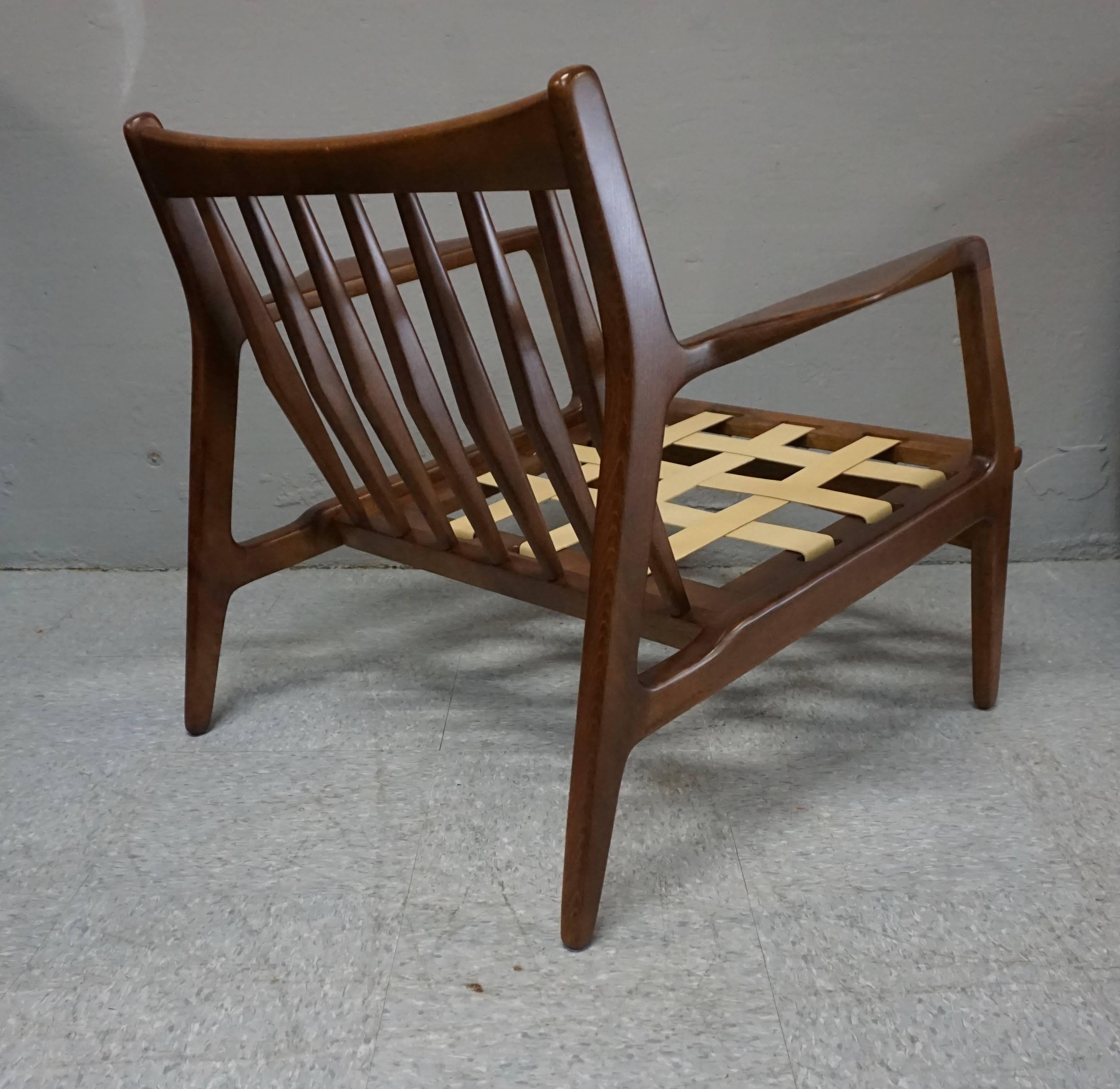 Mid-20th Century Ib Kofod-Larsen Pair of Lounge Chairs For Sale
