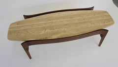 Gordon Furniture Travertine Coffee Table