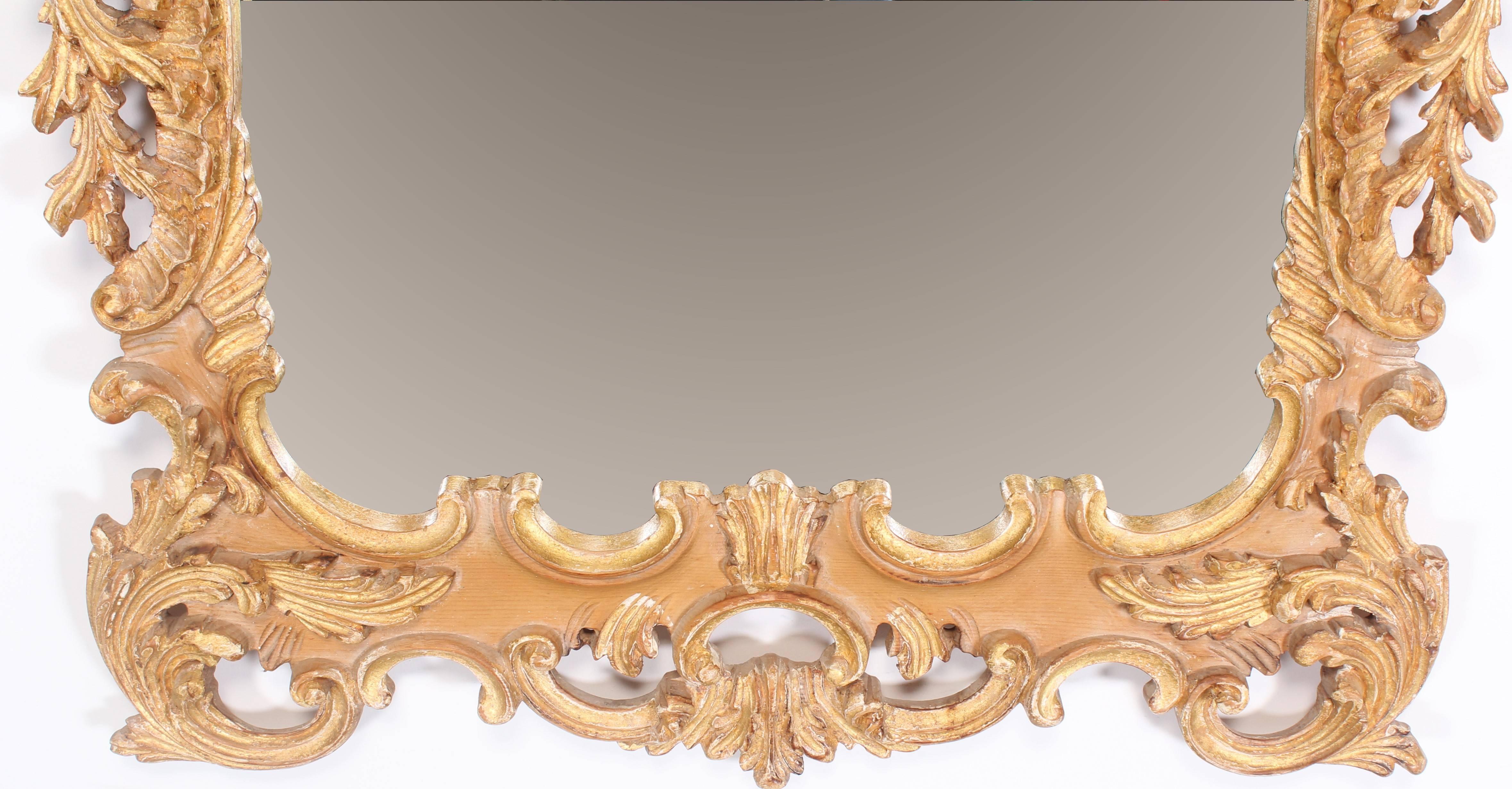 Labarge Rococo Style Hand-Carved Italian Mirror, 1980 1