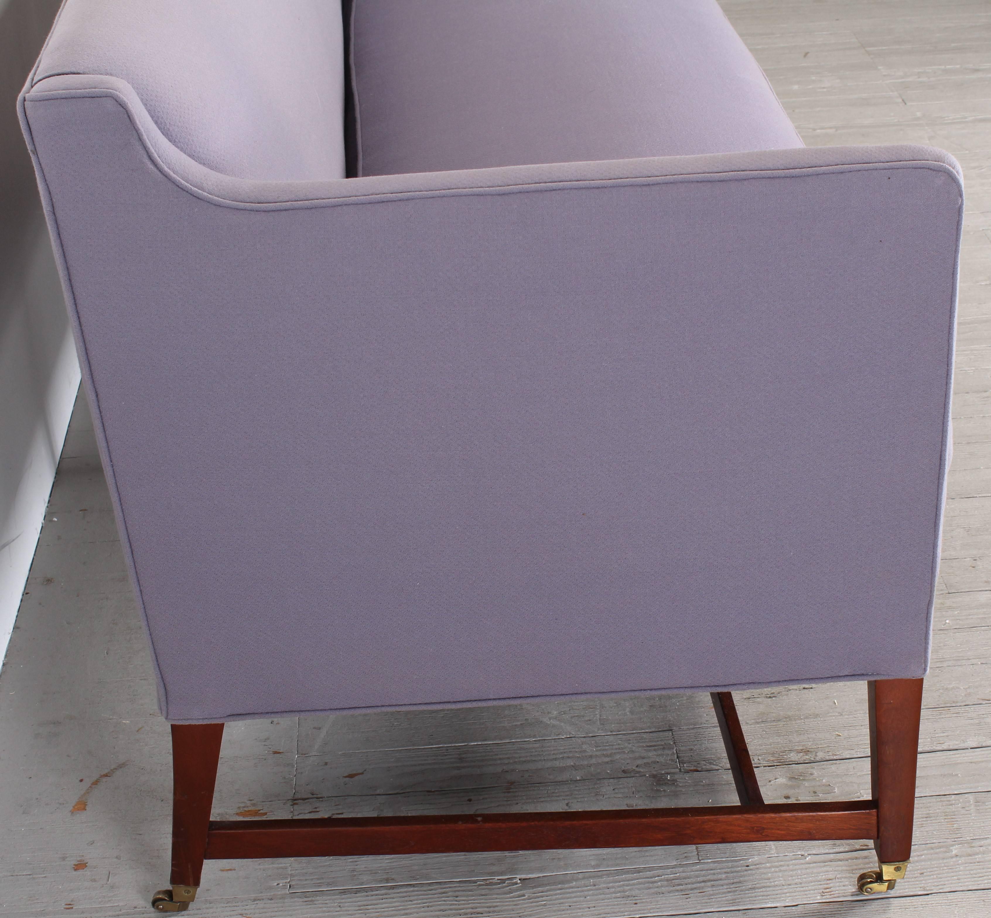 Brass Lawsonia Manufacturing Co Hepplewhite Style Sofa