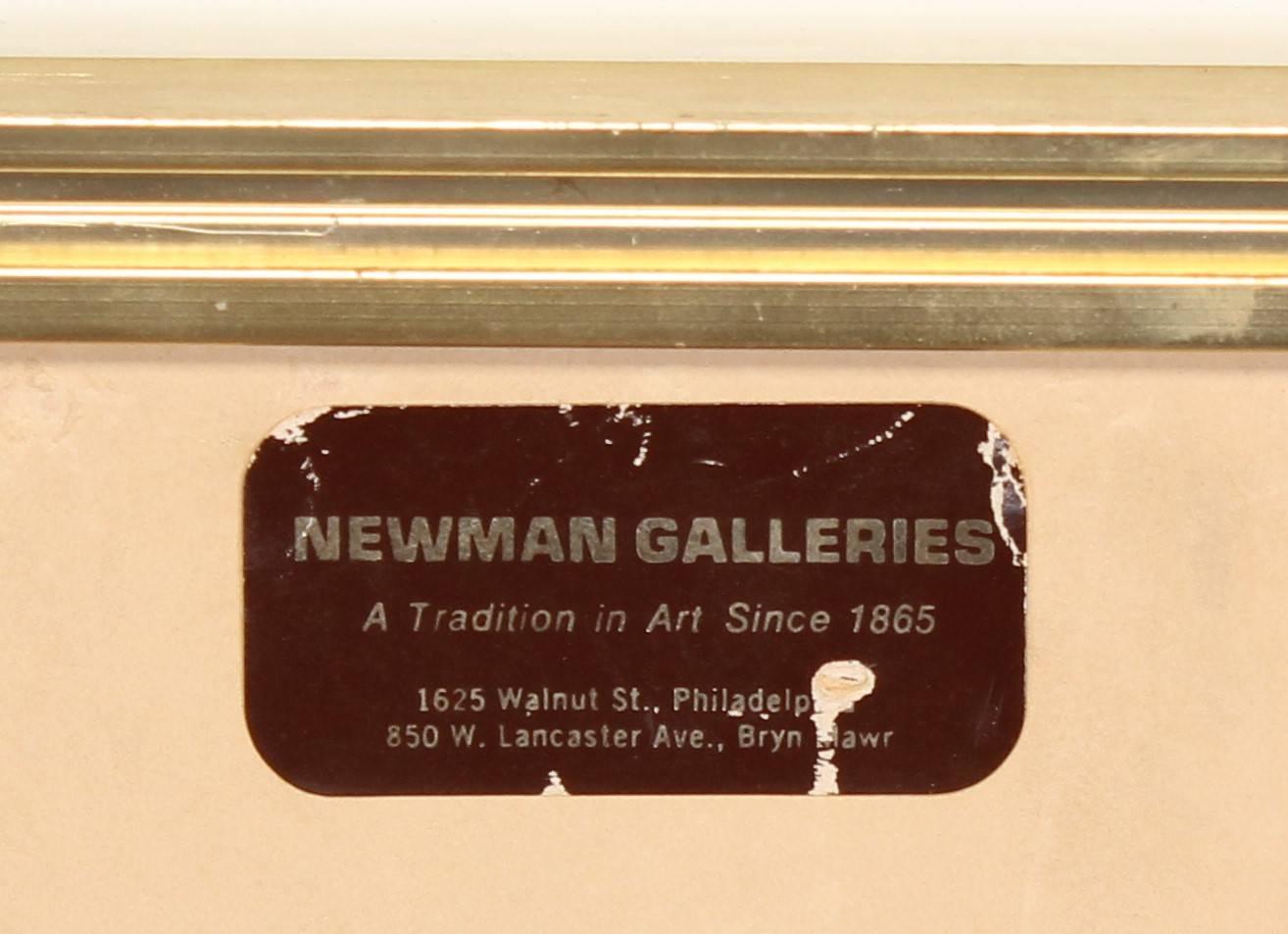 Metal Leroy Neiman Four Aces Serigraph 219/300, 1972