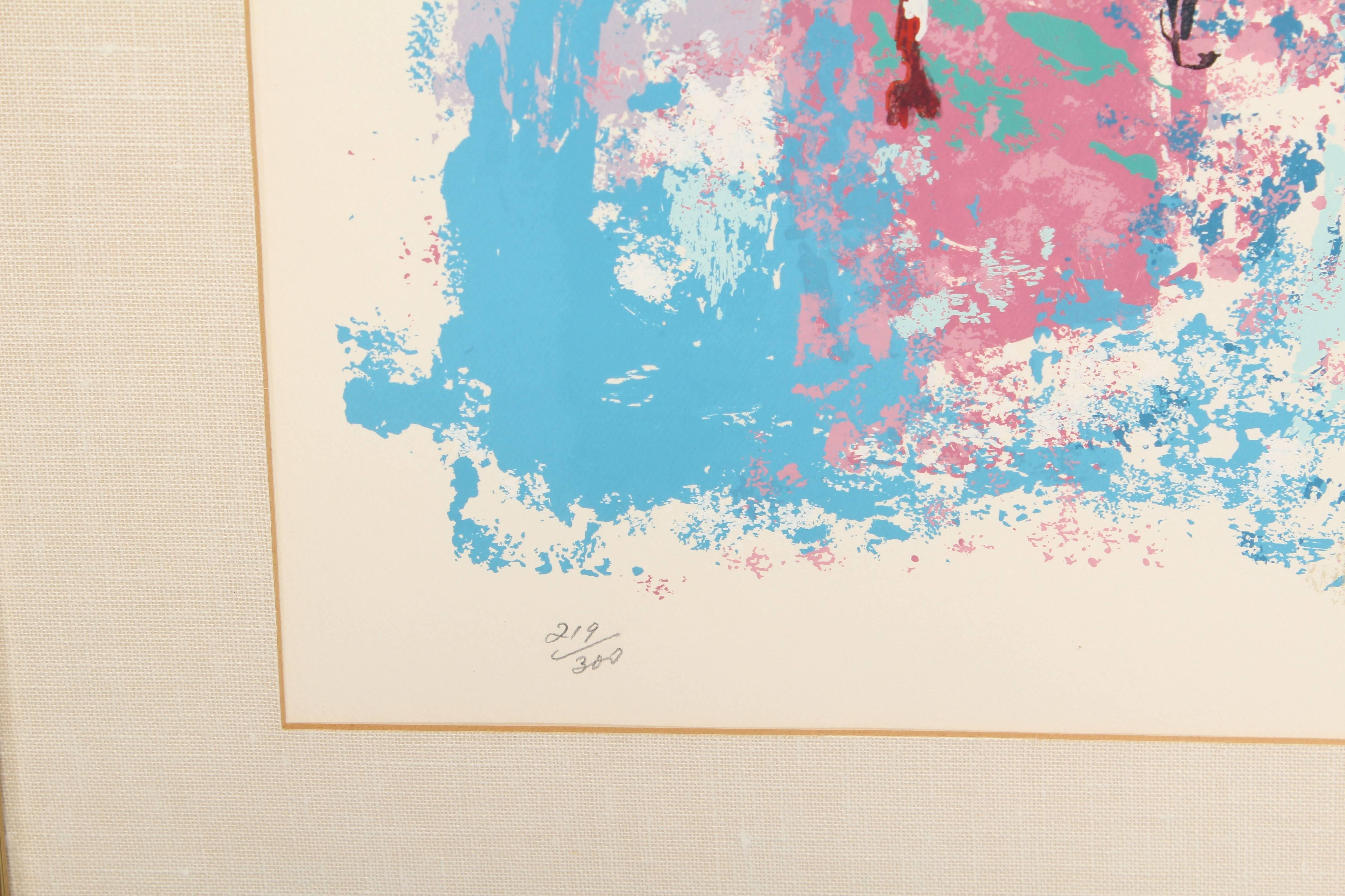 Leroy Neiman Four Aces Serigraph 219/300, 1972 In Good Condition In Hamburg, PA
