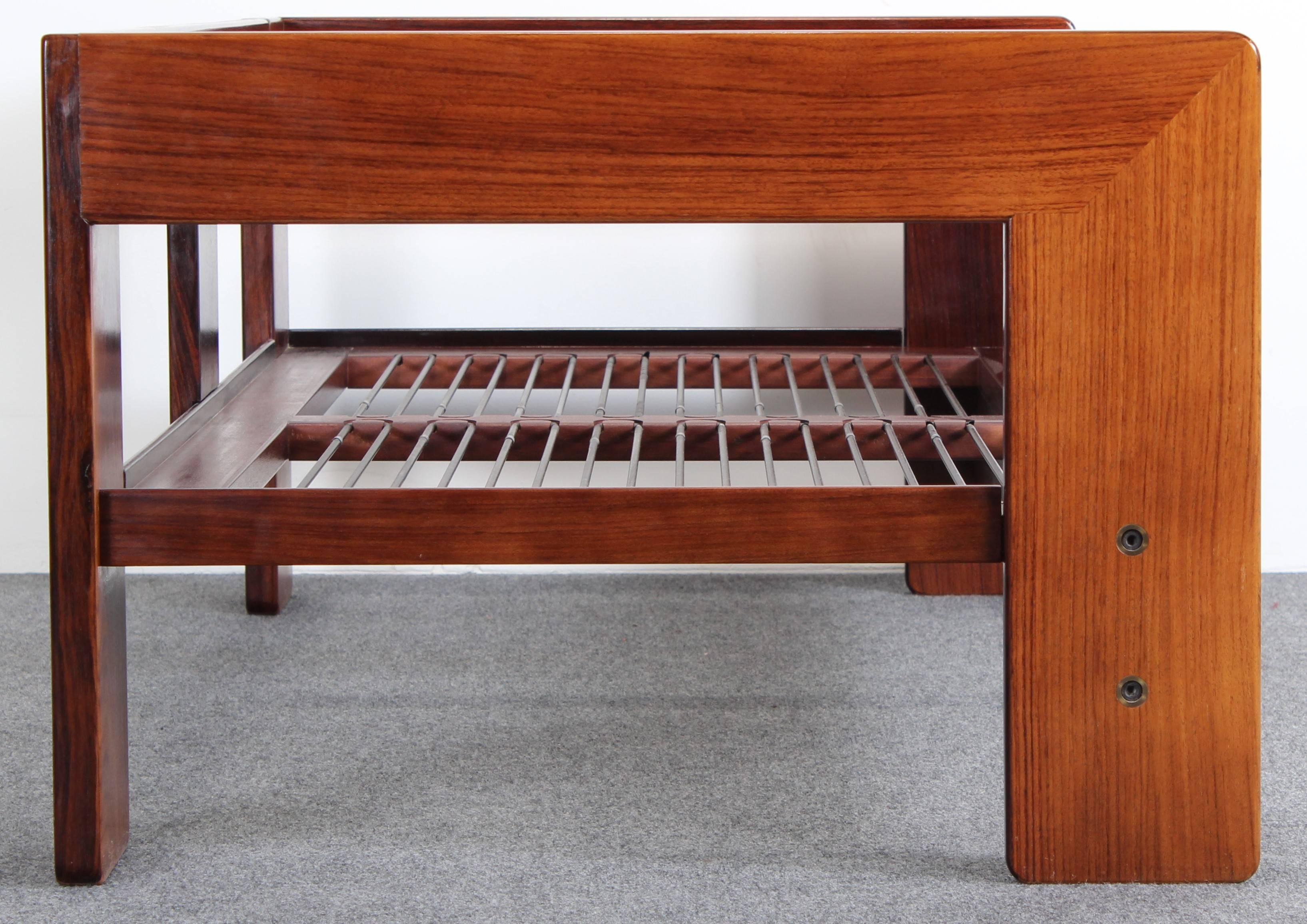 Tobia Scarpa for Knoll Rosewood Bastiano Settee, 1960 2