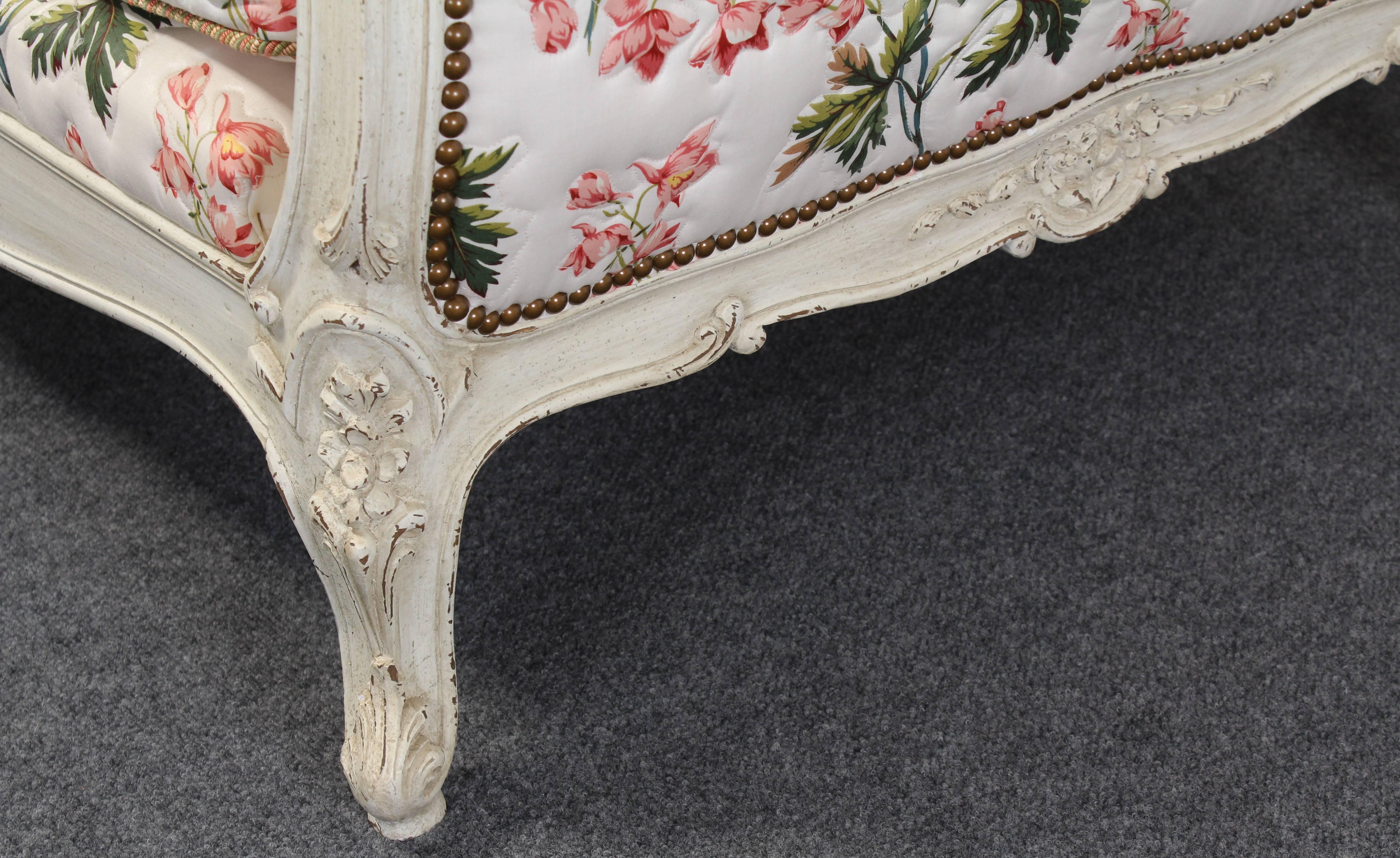 Louis XV Style Carved Daybed, 1990 In Good Condition In Hamburg, PA