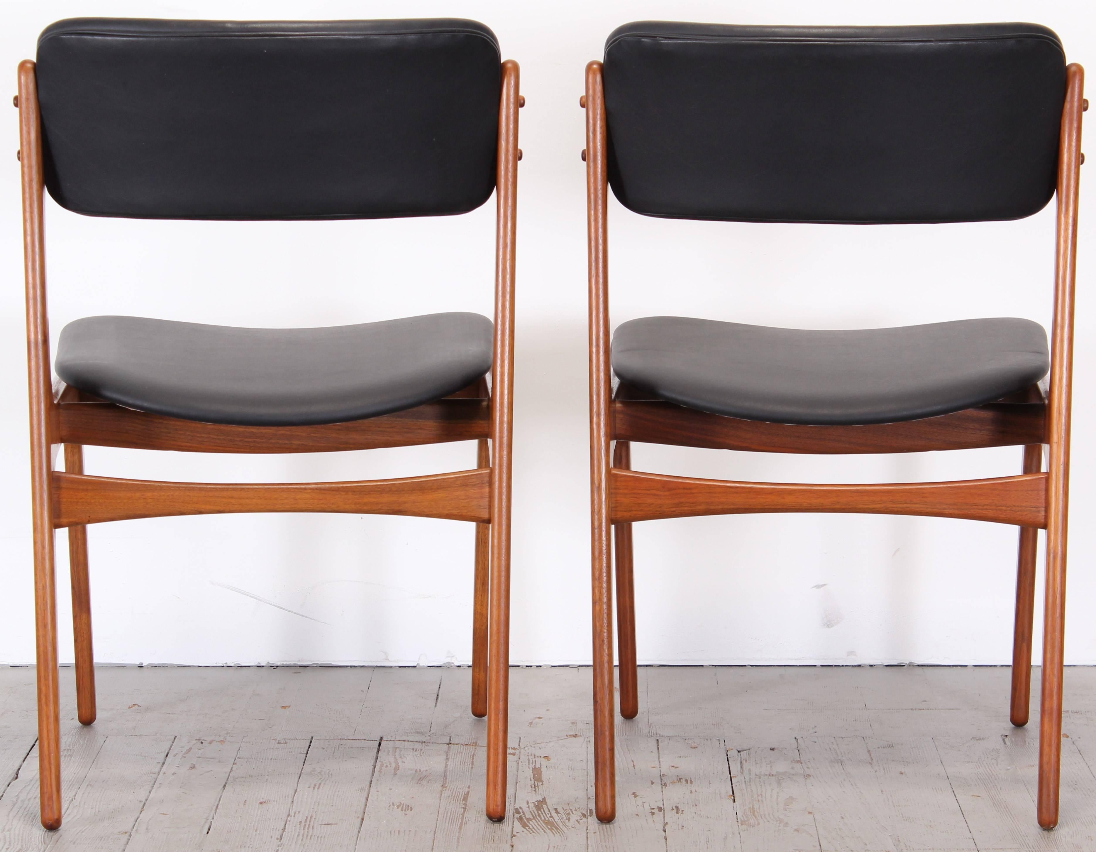 Other Set of Six Dining Chairs Model 49 by Erik Buch for Oddense Maskinsinedkeri