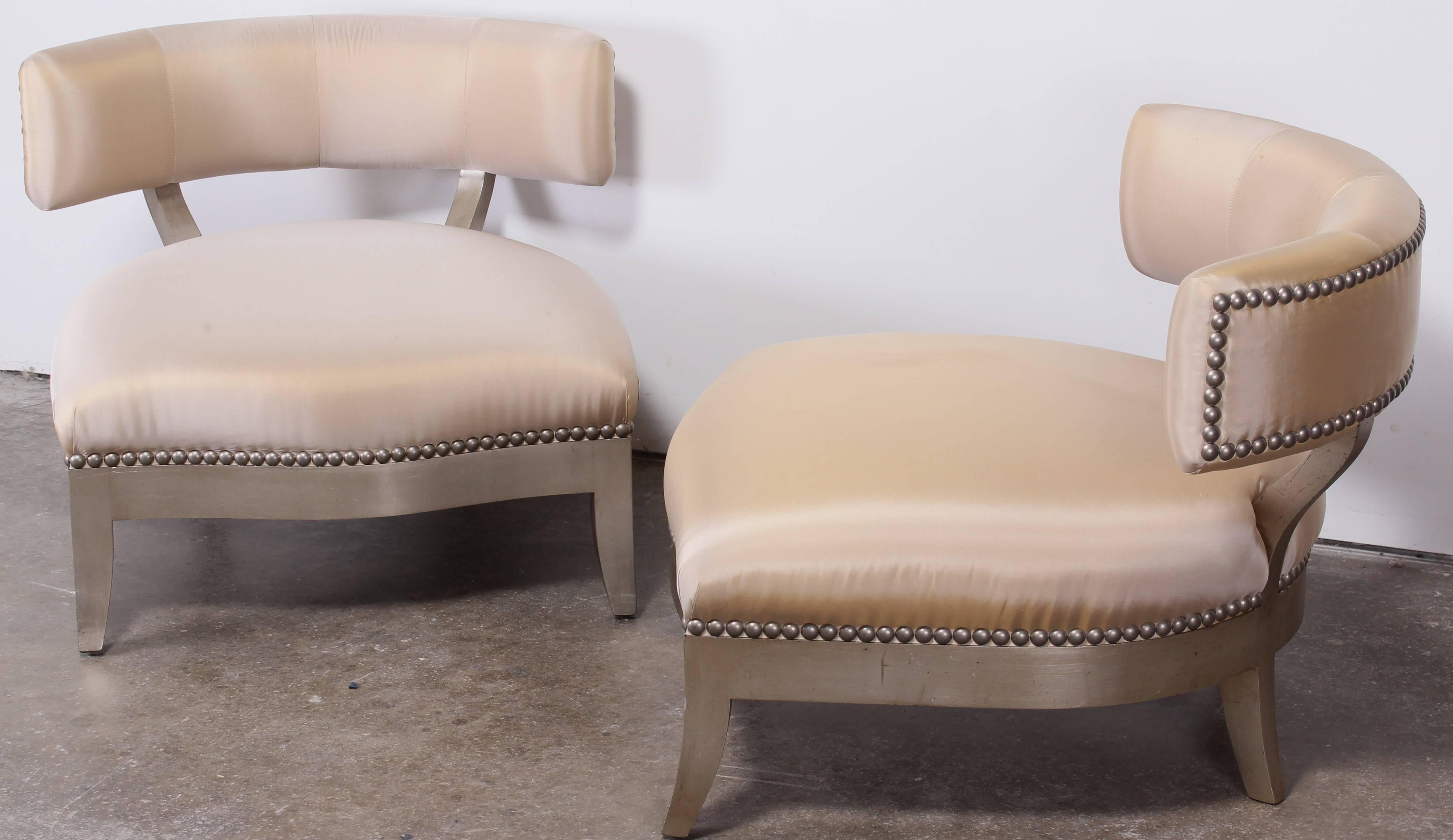 Modern Pair of Marge Carson 'Santorini' Chairs, 2000