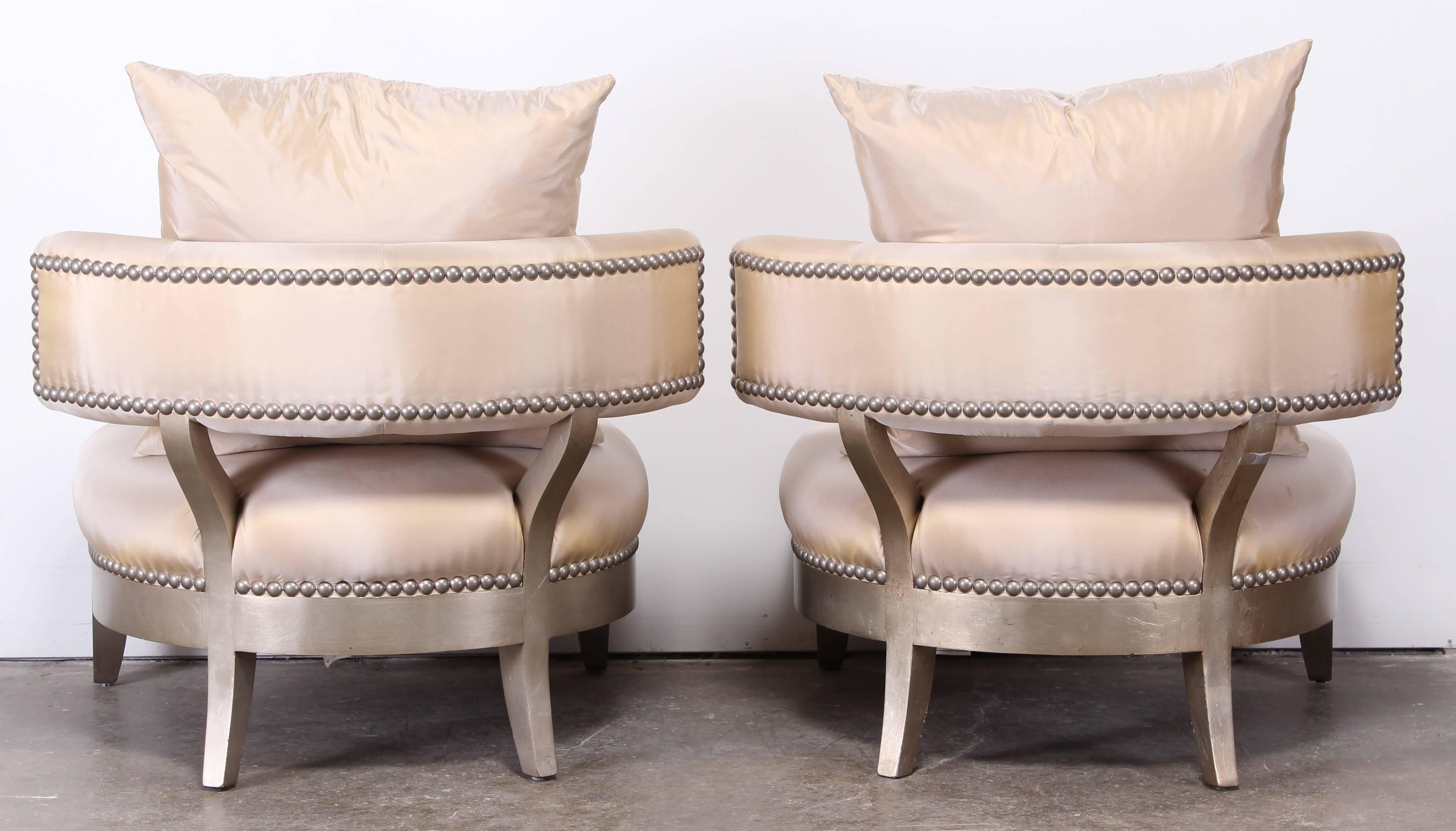 Upholstery Pair of Marge Carson 'Santorini' Chairs, 2000