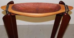 Studio Bubinga Wood Table by Keith Crowder, 1988