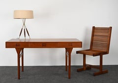 Nanna Ditzel Model 93 Teak Three-Drawer Writing Desk for Søren Willadsen, 1955