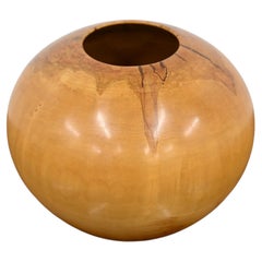 Philip Moulthrop Ash Leaf Maple Turned Wood Vessel, 1988