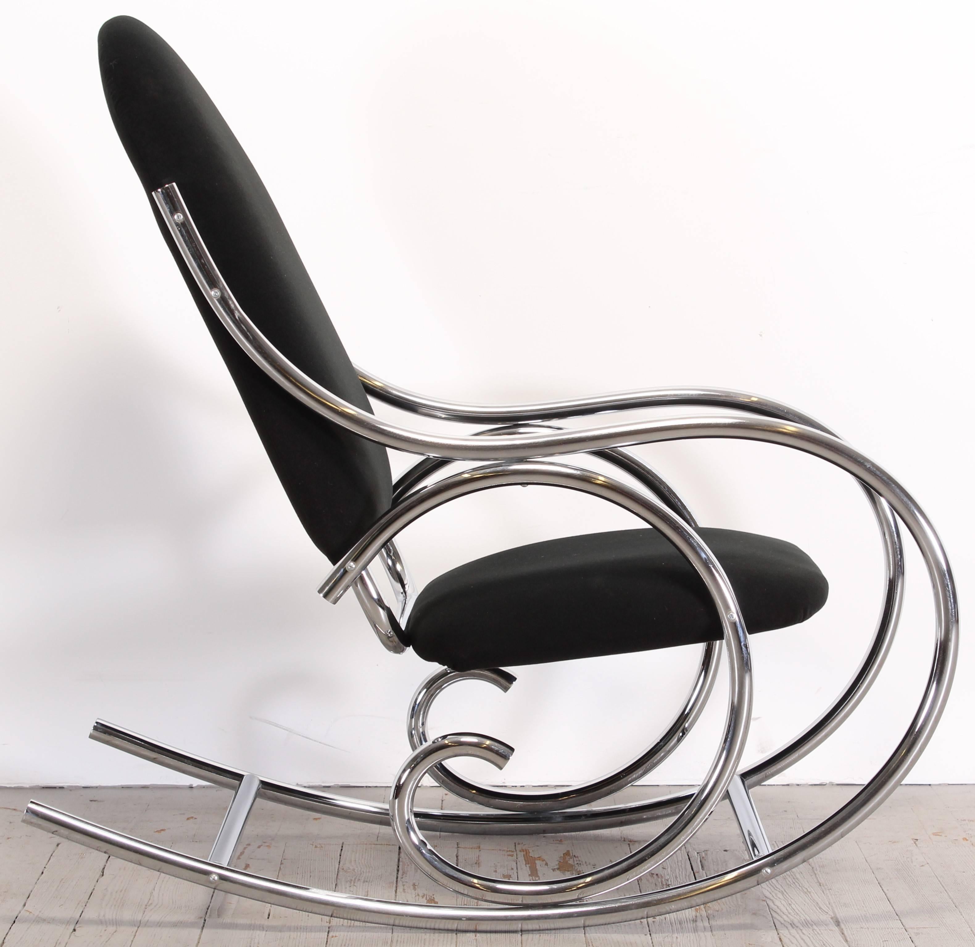 thonet chrome chair