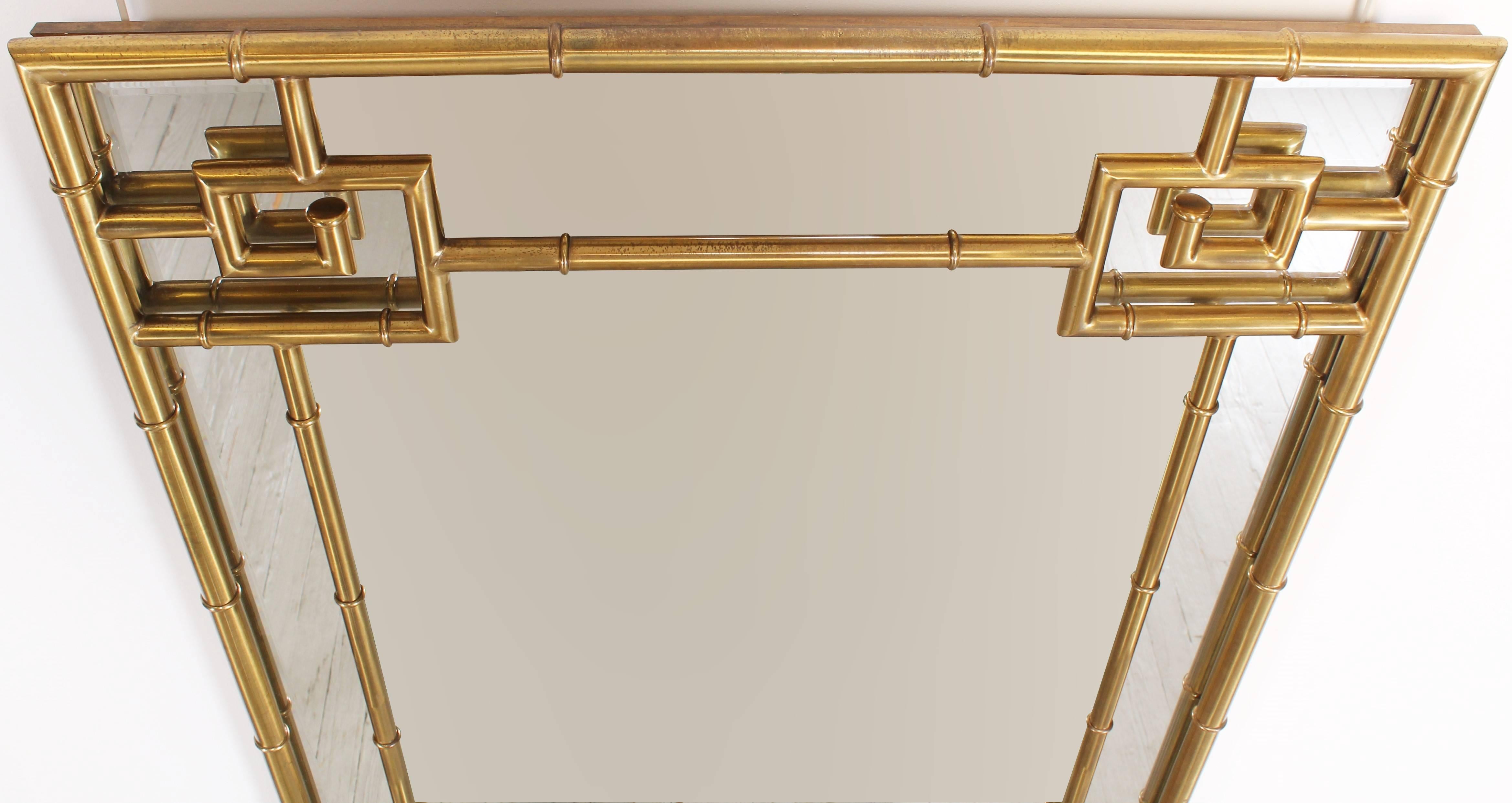 solid brass mirror