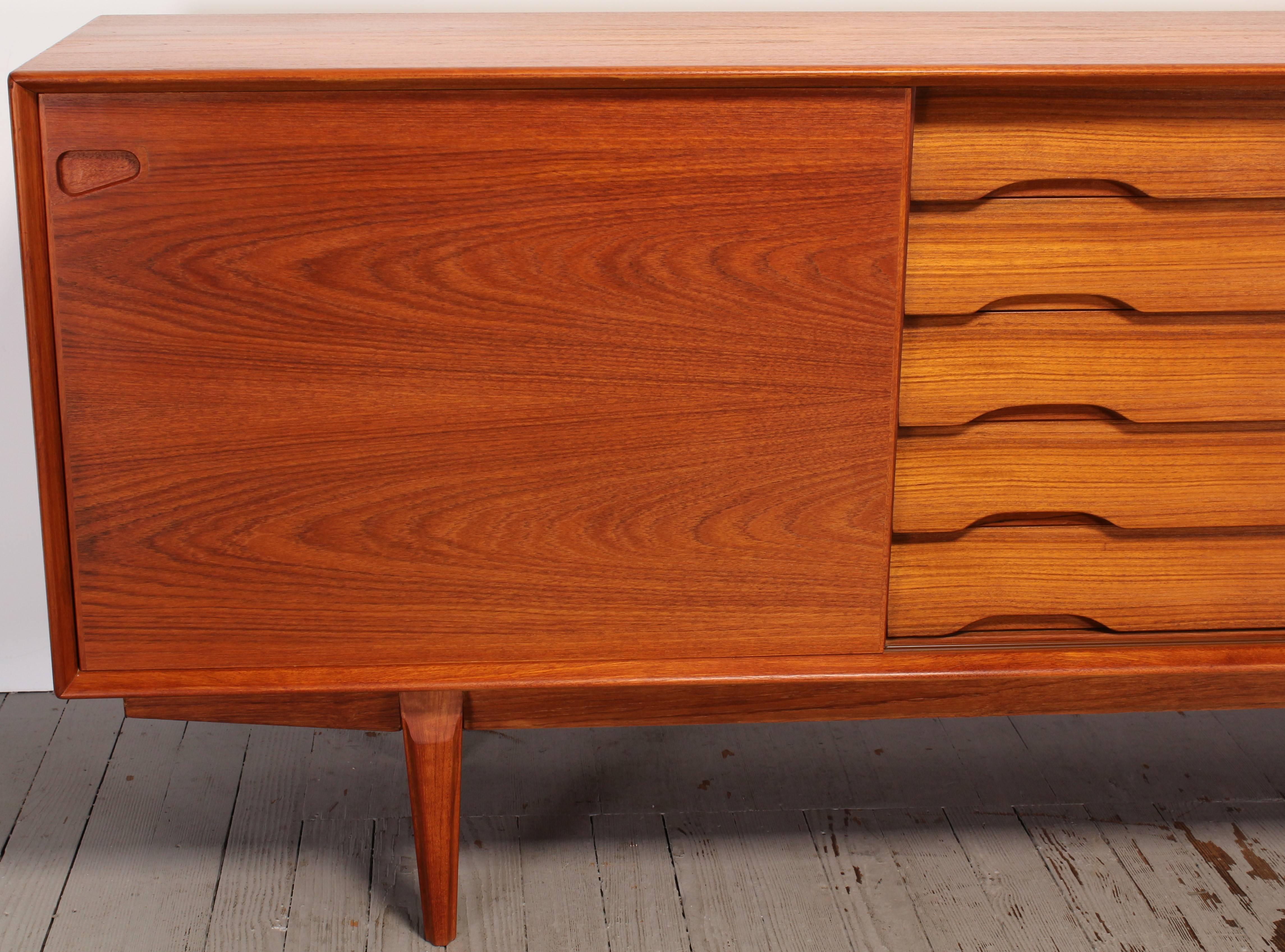 Danish Dyrlund Teak Credenza, 1960s 1