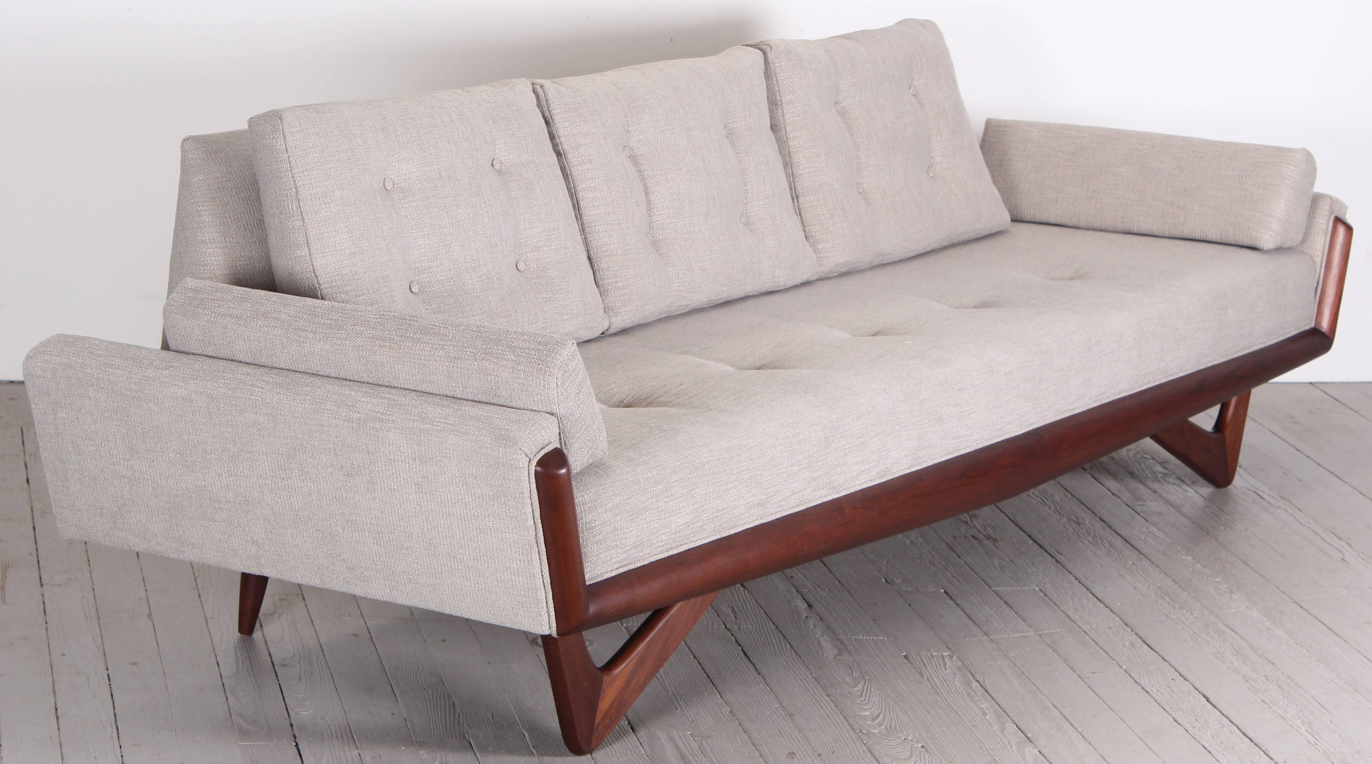 Upholstery 1960s Adrian Pearsall Sofa, Model 2404S