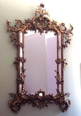 English Rococo Period Mirror