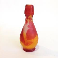 Galle Berries Cameo Glass Vase