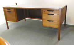 Jens Risom Walnut Desk